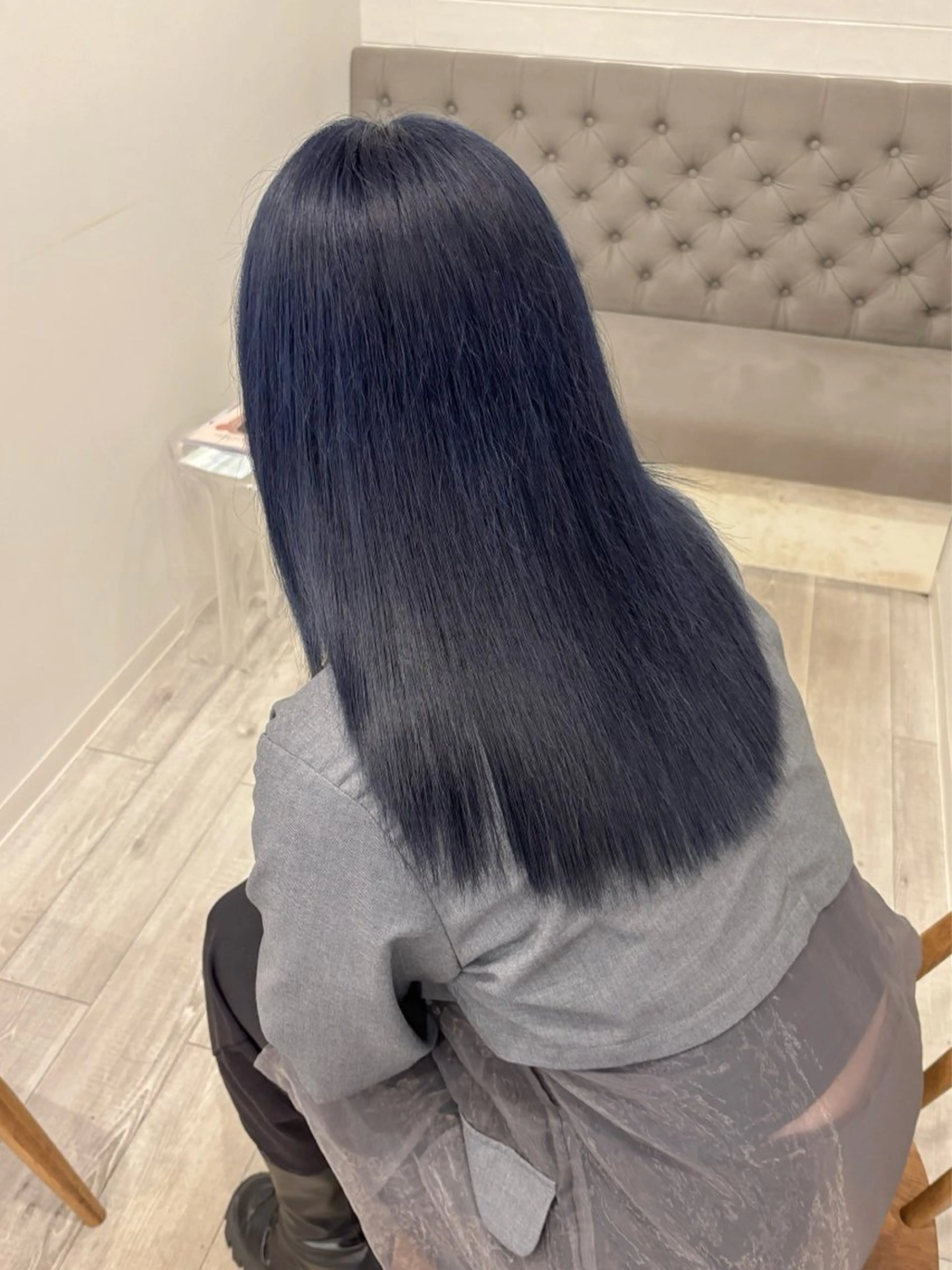 ロング カラー 韓国ボブ/顔周り/べ ージュ/織田百華🎀のヘアスタイル