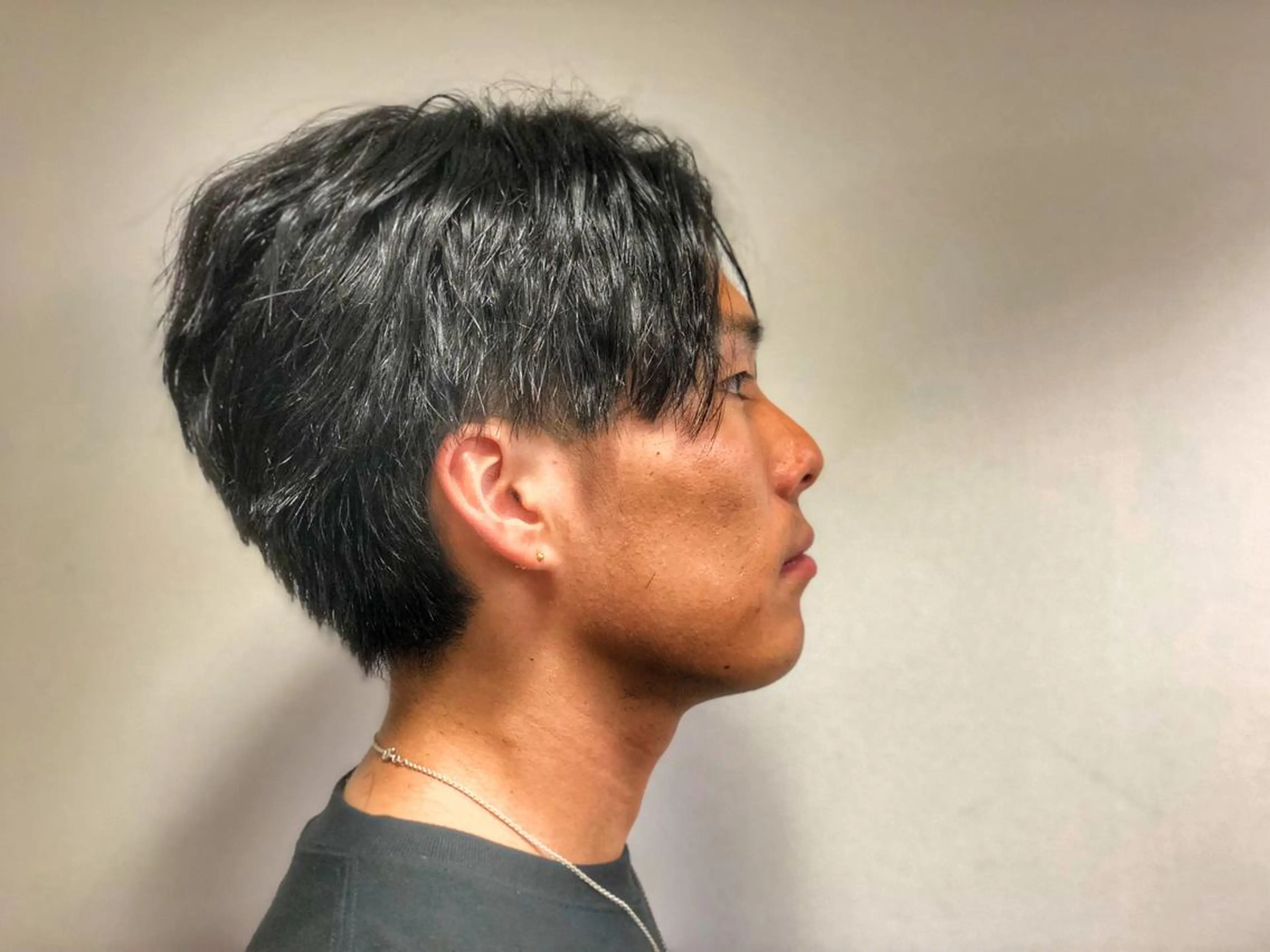 ショート カラー パーマ メンズ 美髪矯正 Rioのヘアスタイル