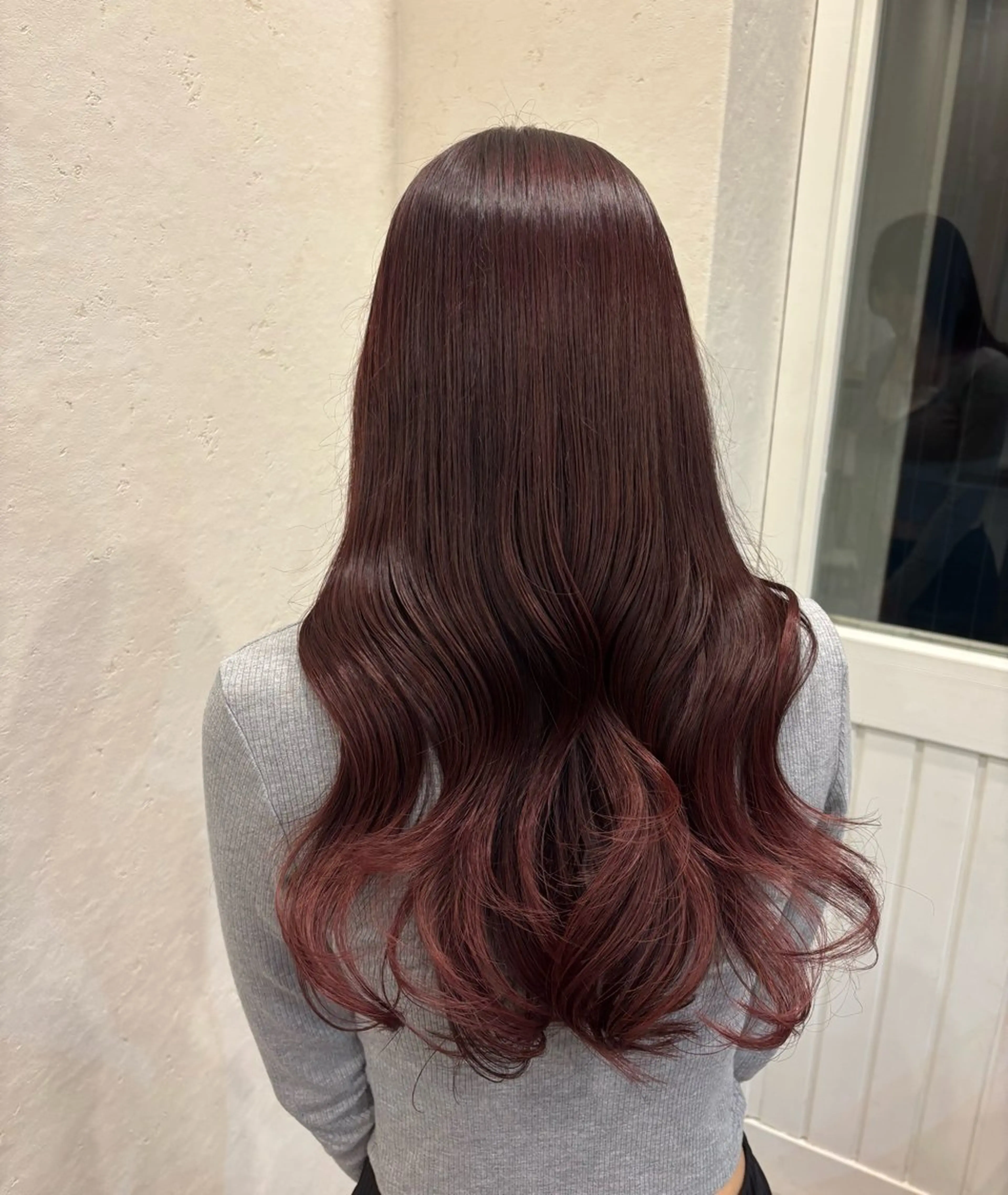 ロング カラー ブリーチ ブリーチなしカラー ピンクカラー 透明感カラー /Kanon️🫧のヘアスタイル