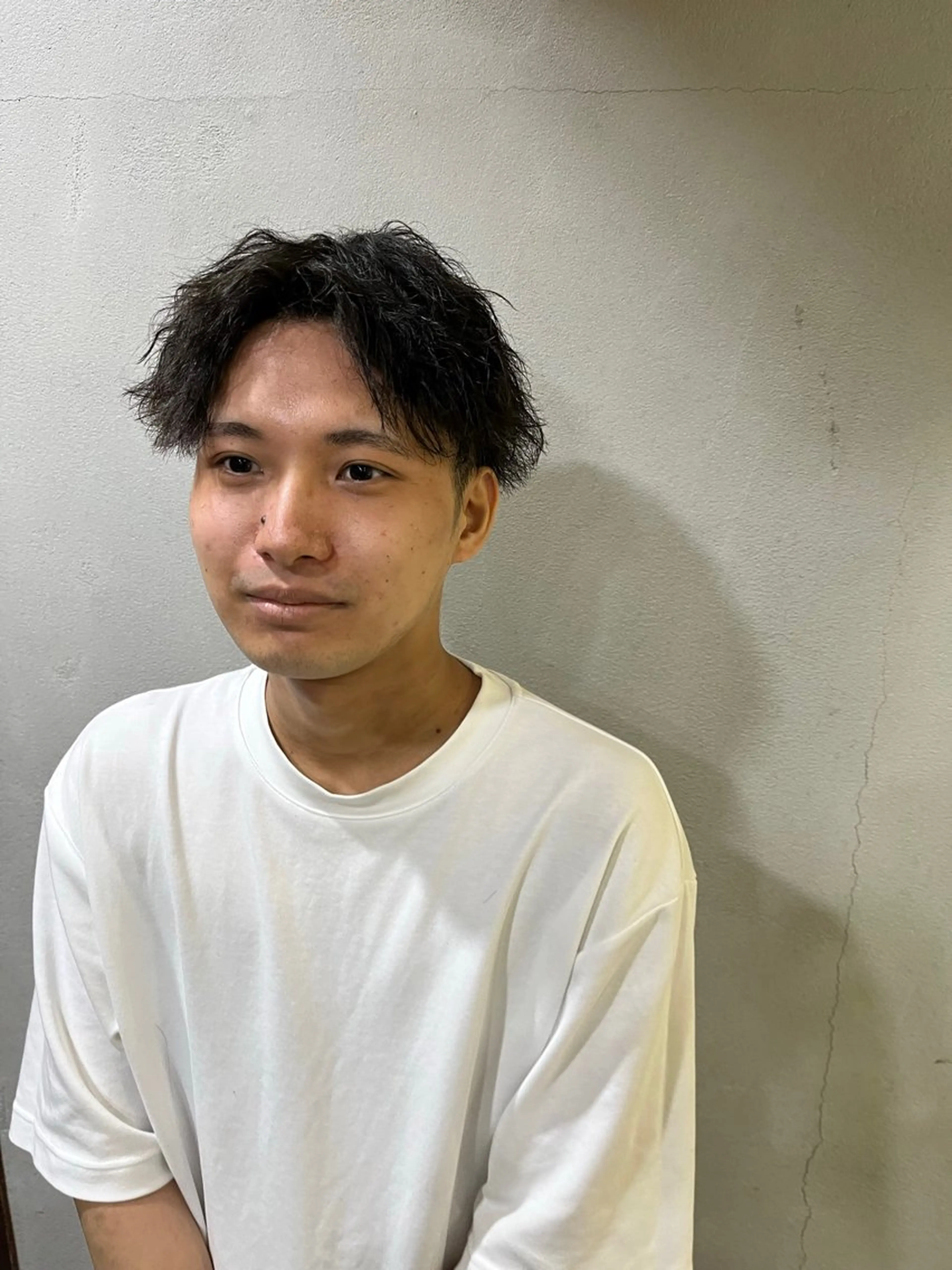 メンズ カット パーマ アキト/ メンズ/透明感暗髪のヘアスタイル