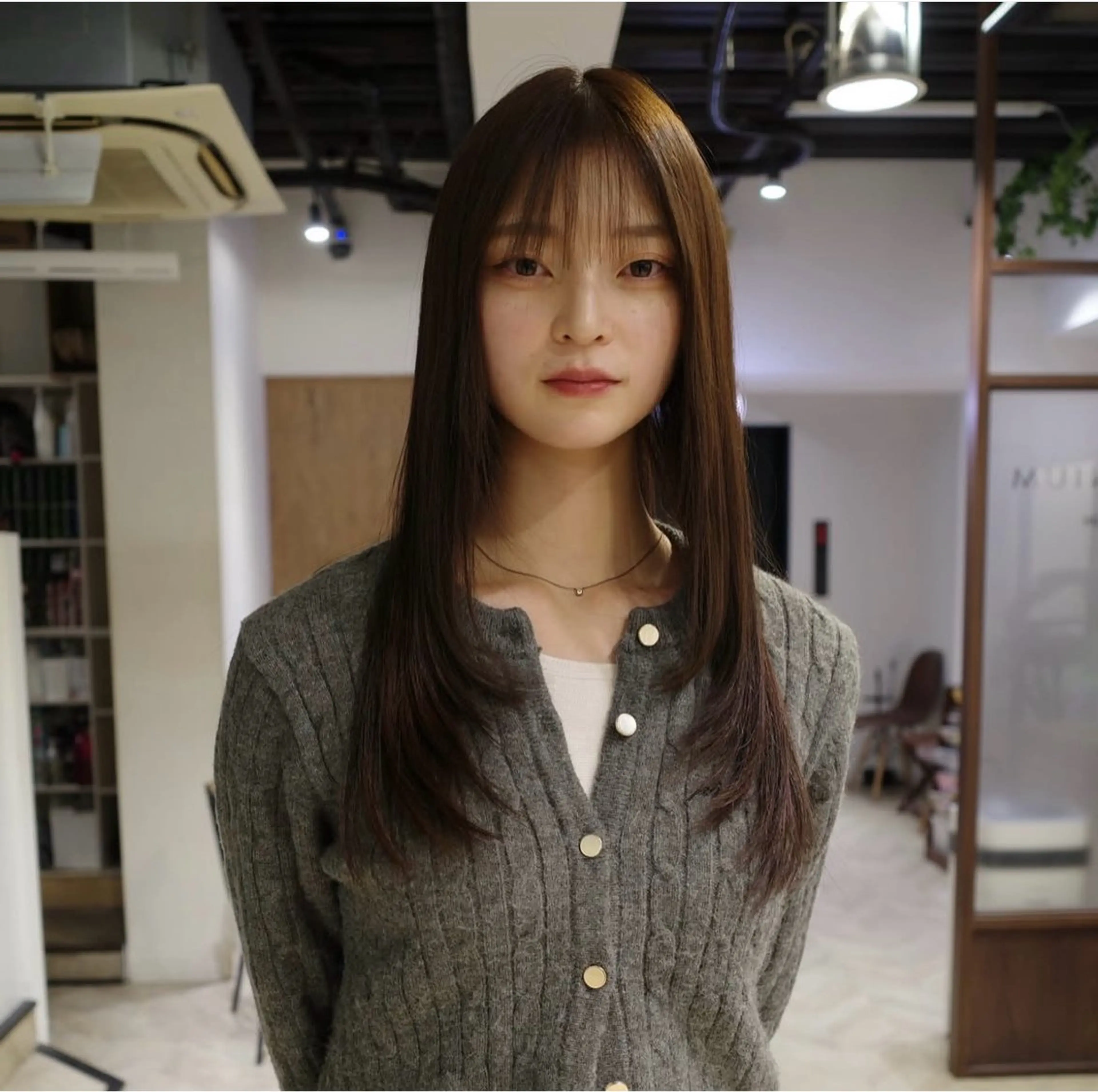 ロング カラー カット 縮毛矯正 トリートメント BOTANIUM by Rr SALON 【ボタニウムバイアー ルサロン】所属・レイヤーカット/艶髪 /ストレート/リクトのヘアスタイル