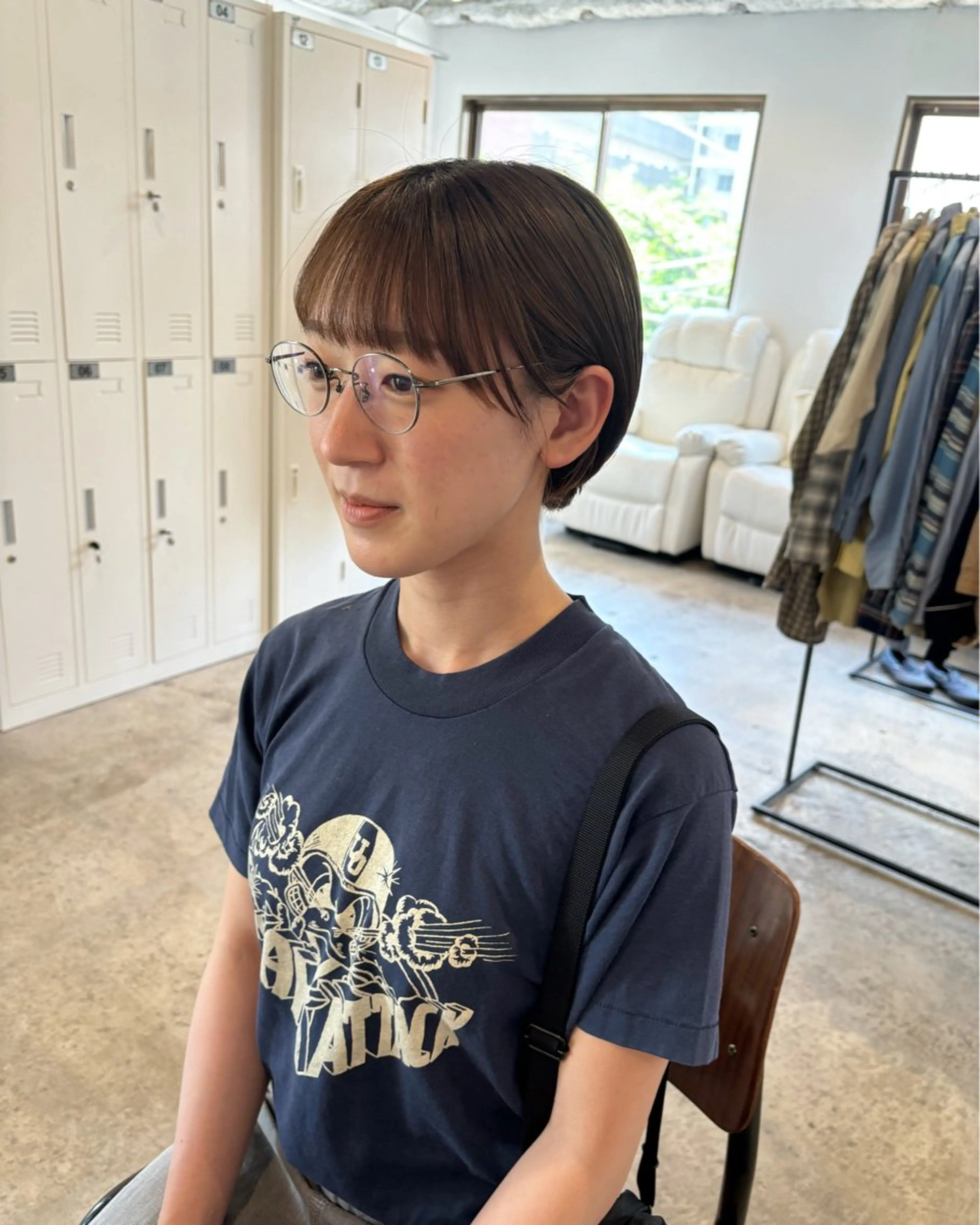 ショート カラー ショートヘア ワイドバング カット ヘアカラー トリートメント Takuma Suzuki中目黒のヘアスタイル