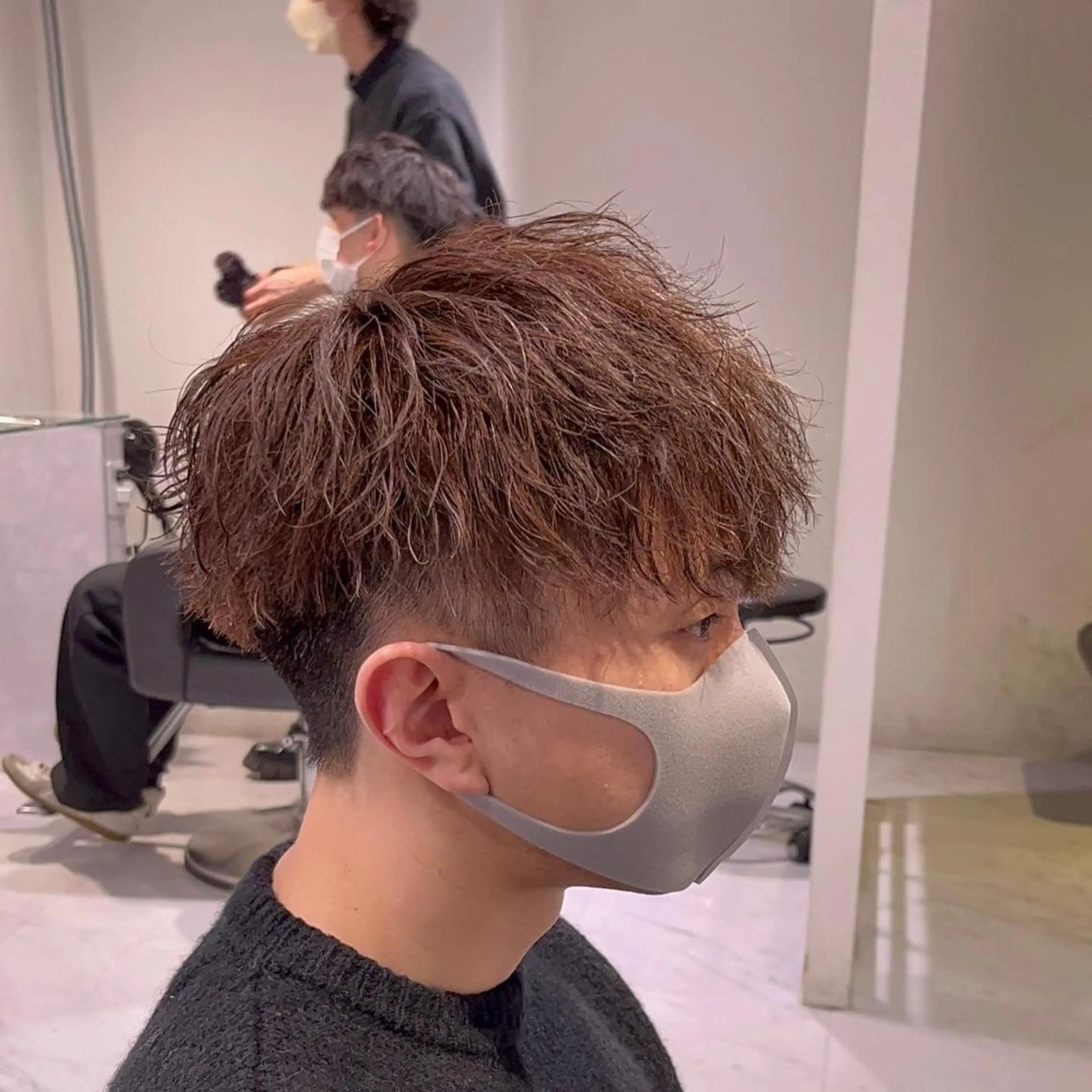 カラー パーマ メンズ メンズパーマ 新世代パーマ⚡️ の達人トモ⚡️のヘアスタイル