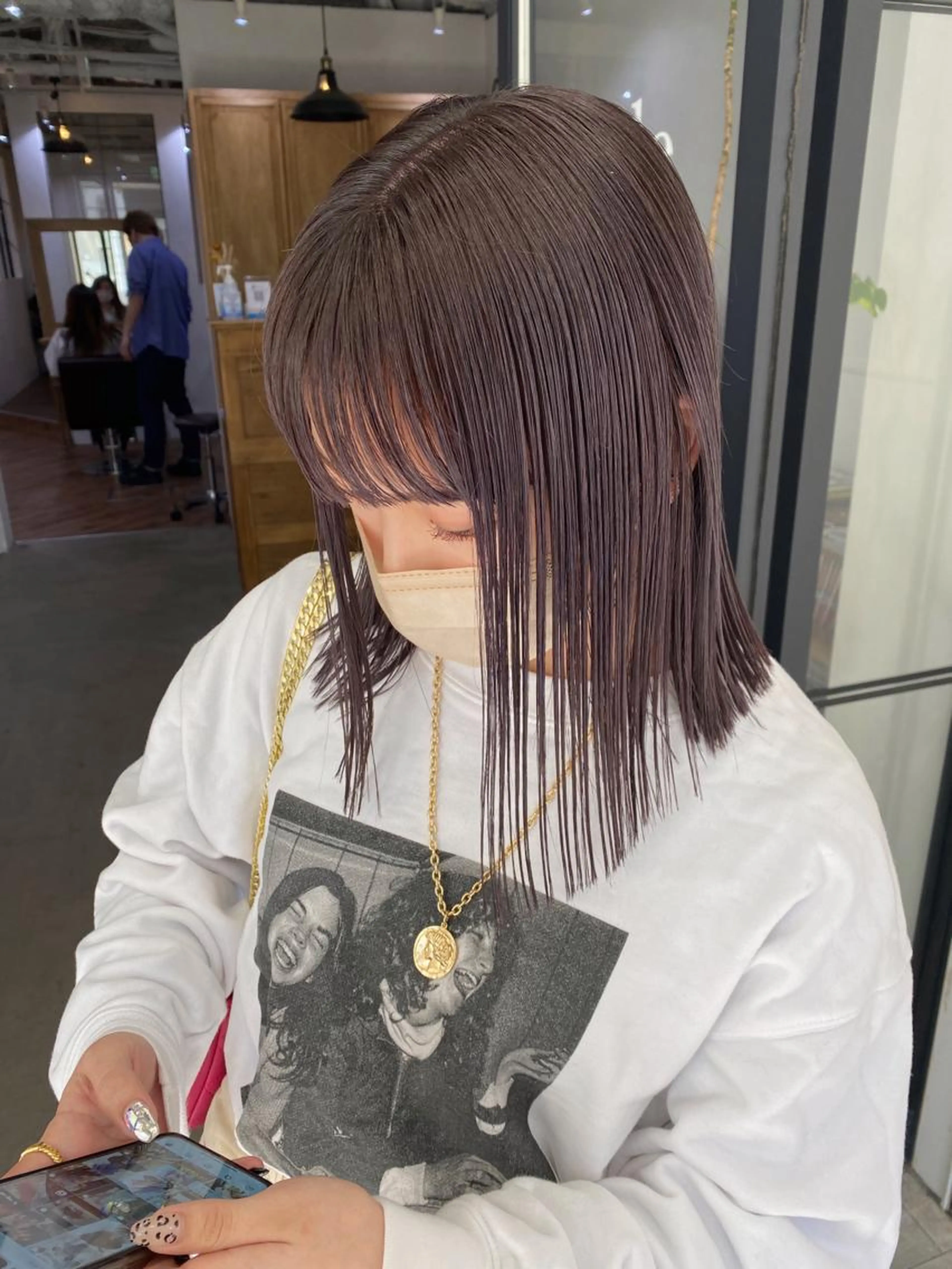 透明感カラー＋トリートメントの写真