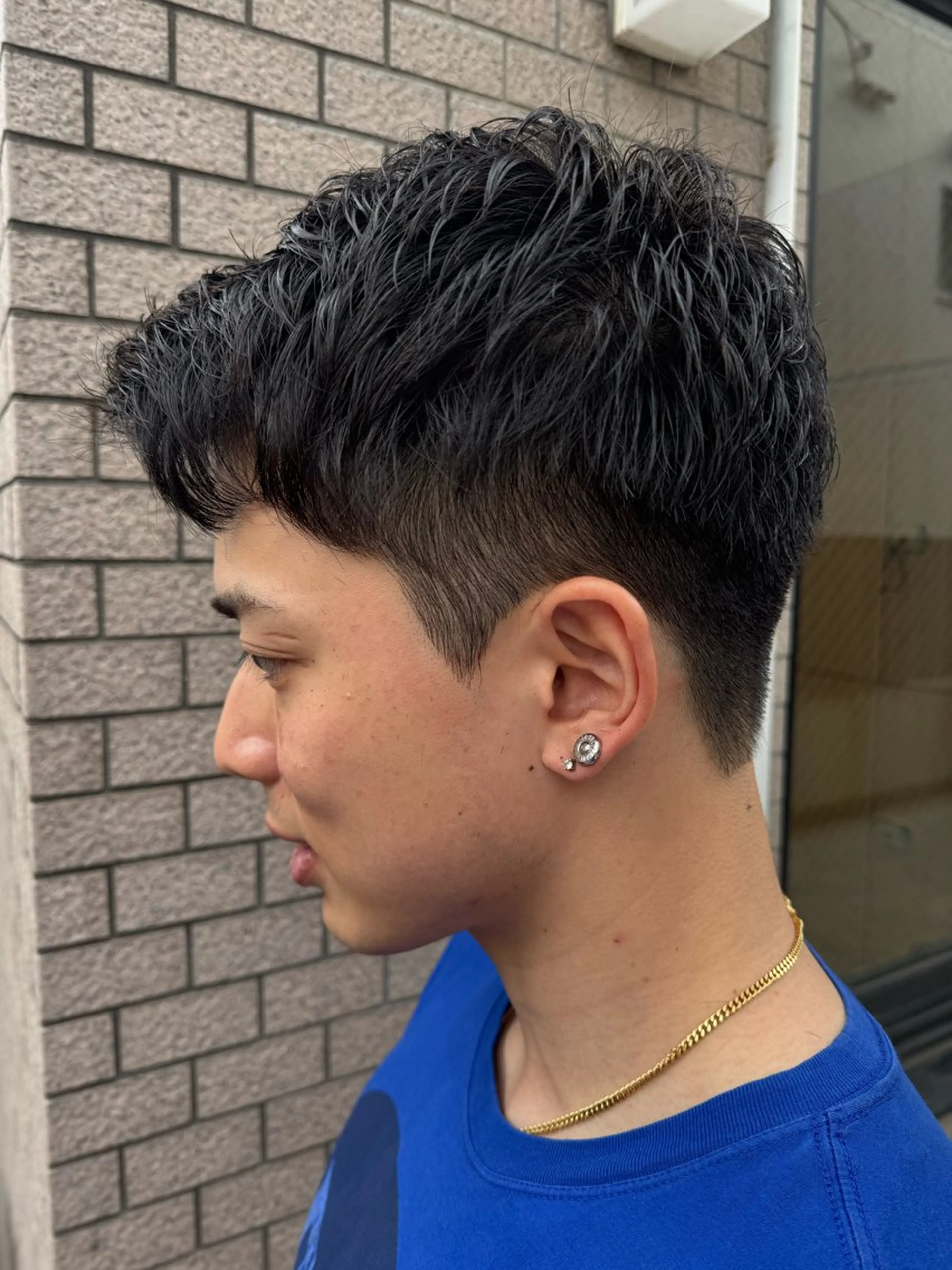 ショート メンズ カット パーマ/ハイトーン /吉田眞のヘアスタイル