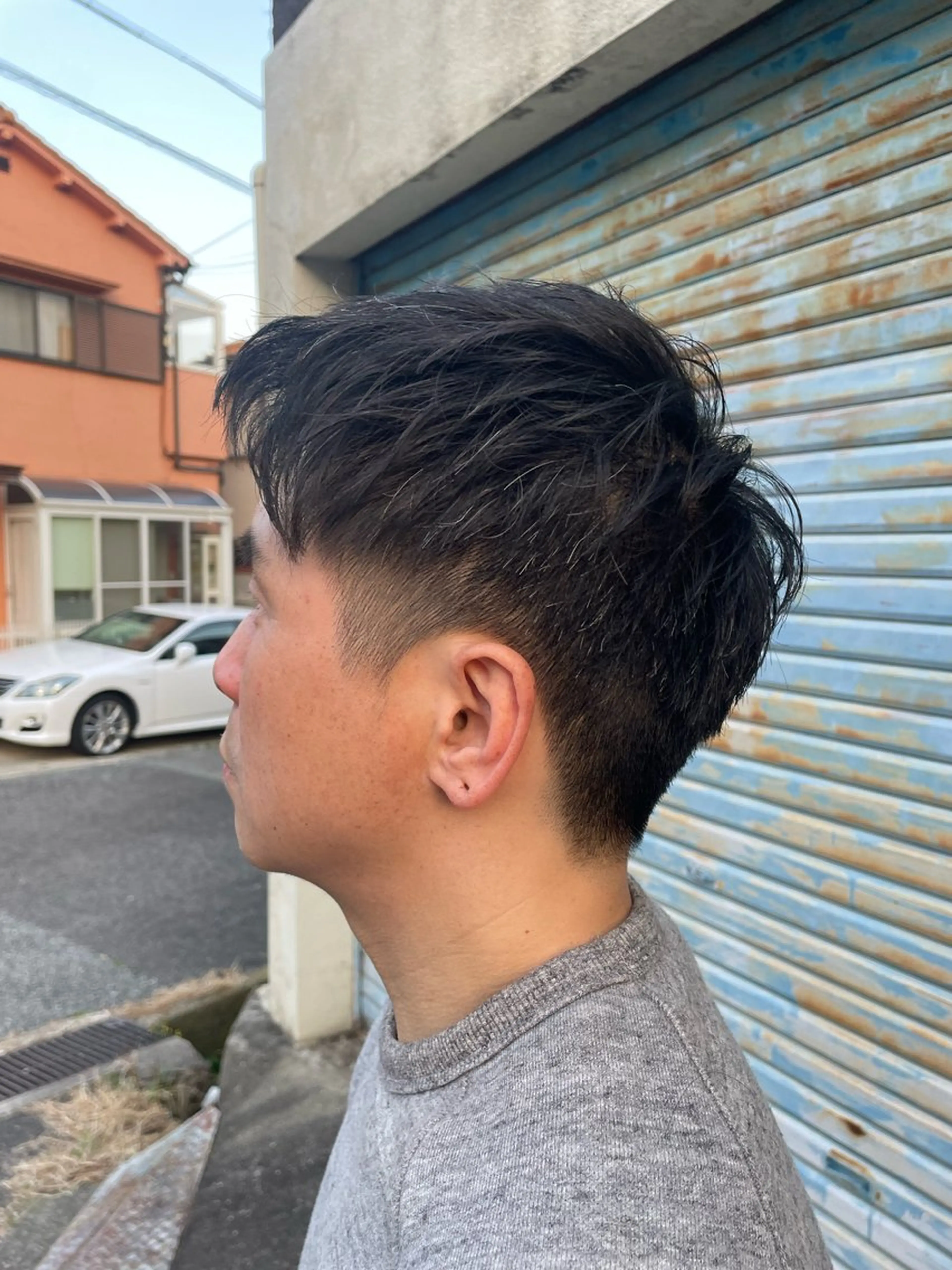 ショート メンズ 溝口 槙里也のヘアスタイル