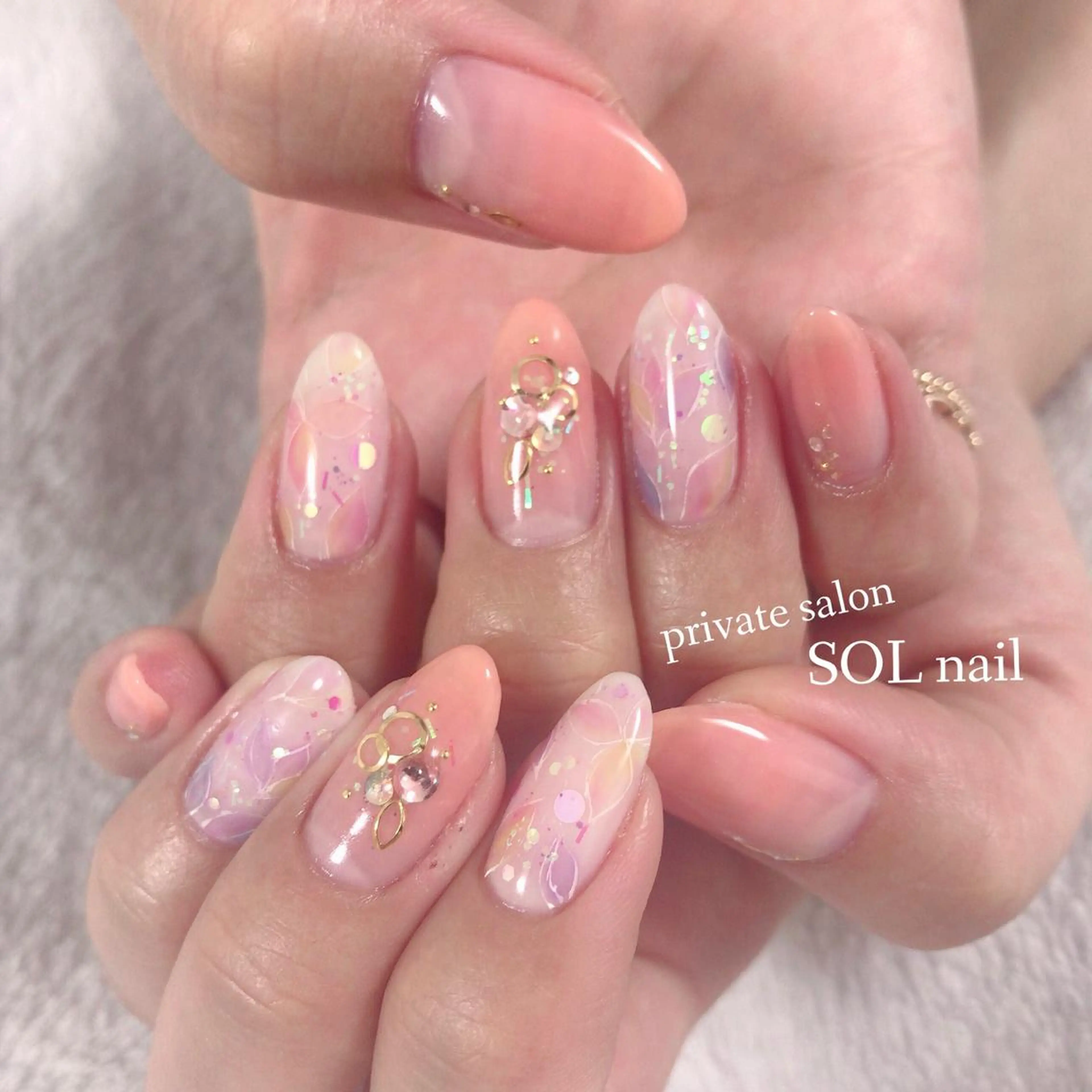 ネイル ハンドネイル SOL NAILのネイルデザイン