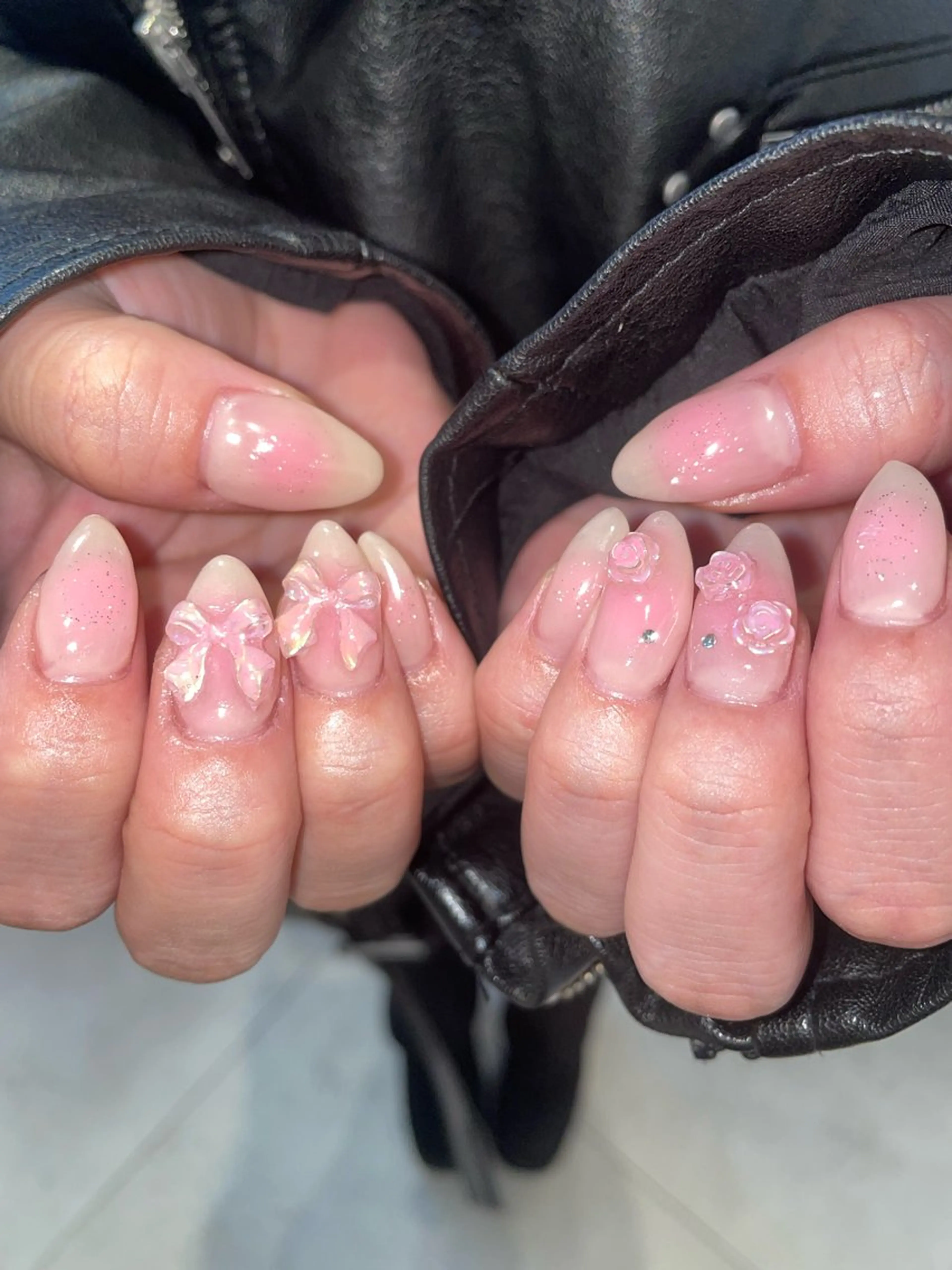 ネイル チークネイル ハンドネイル hair&nail ☯️アイリ☯️のネイルデザイン