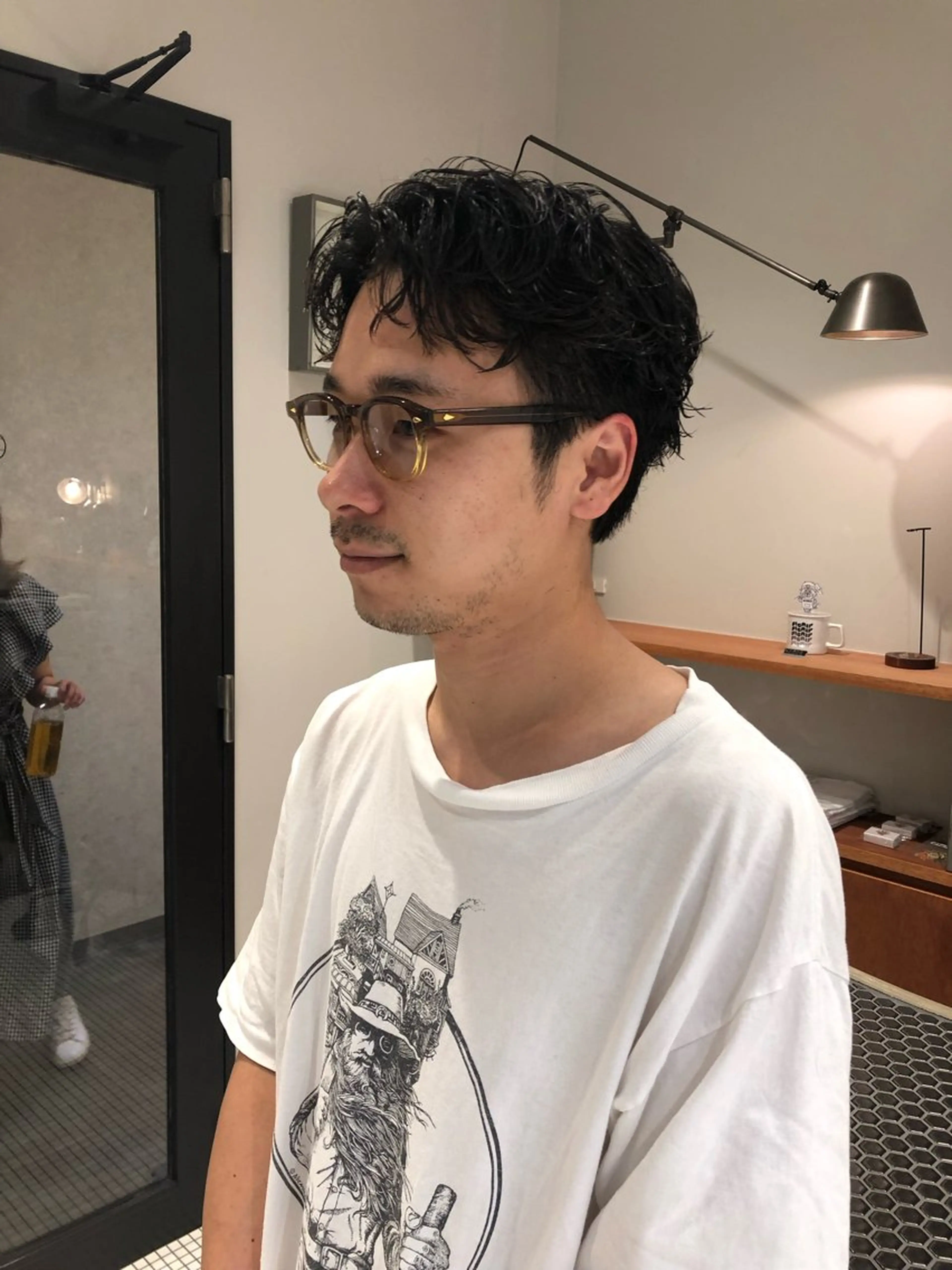 メンズ カット パーマ GRIP/マンツー マンサロンのヘアスタイル