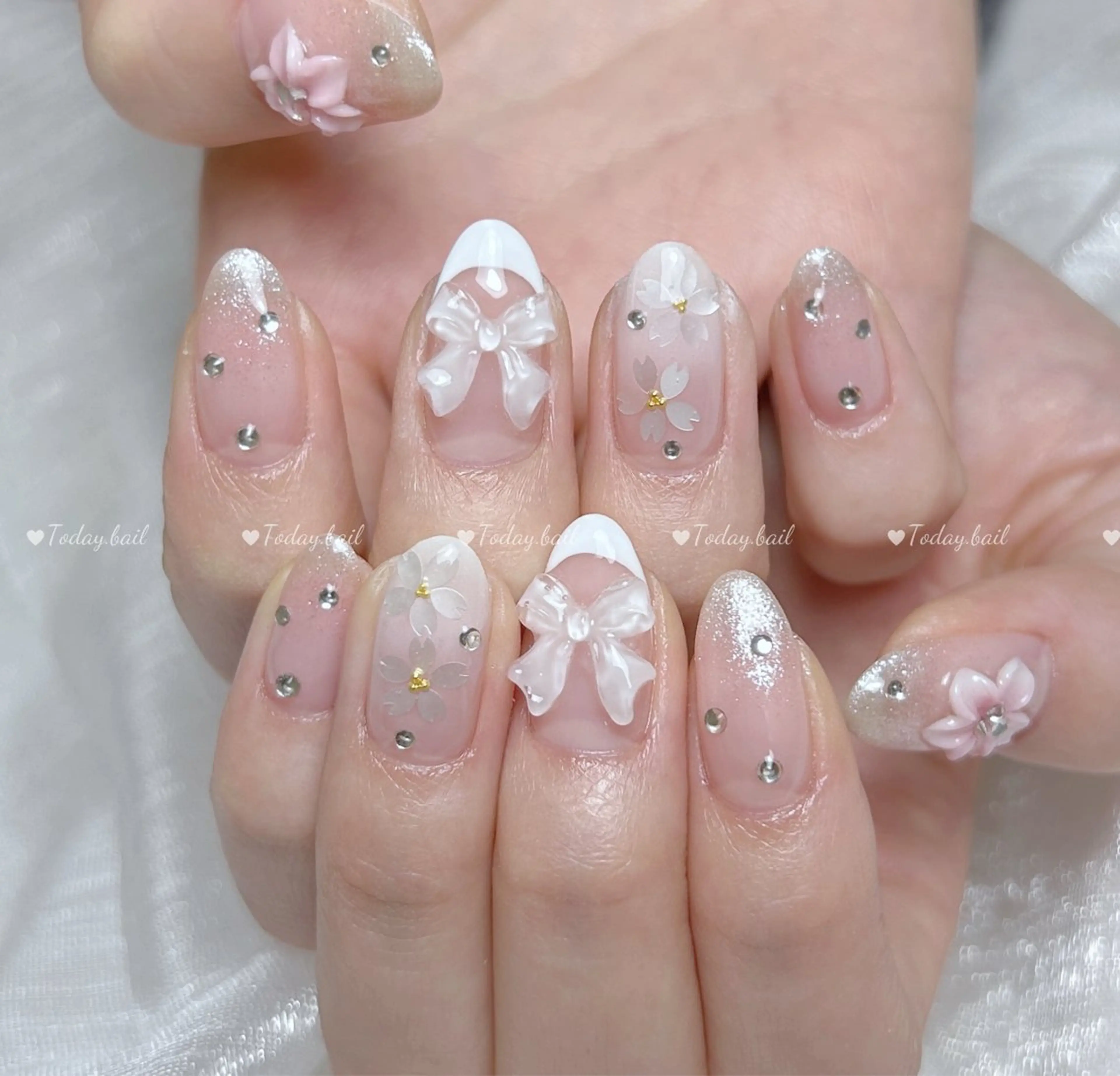 ネイル ハンドネイル 🎀Today nail💅のネイルデザイン