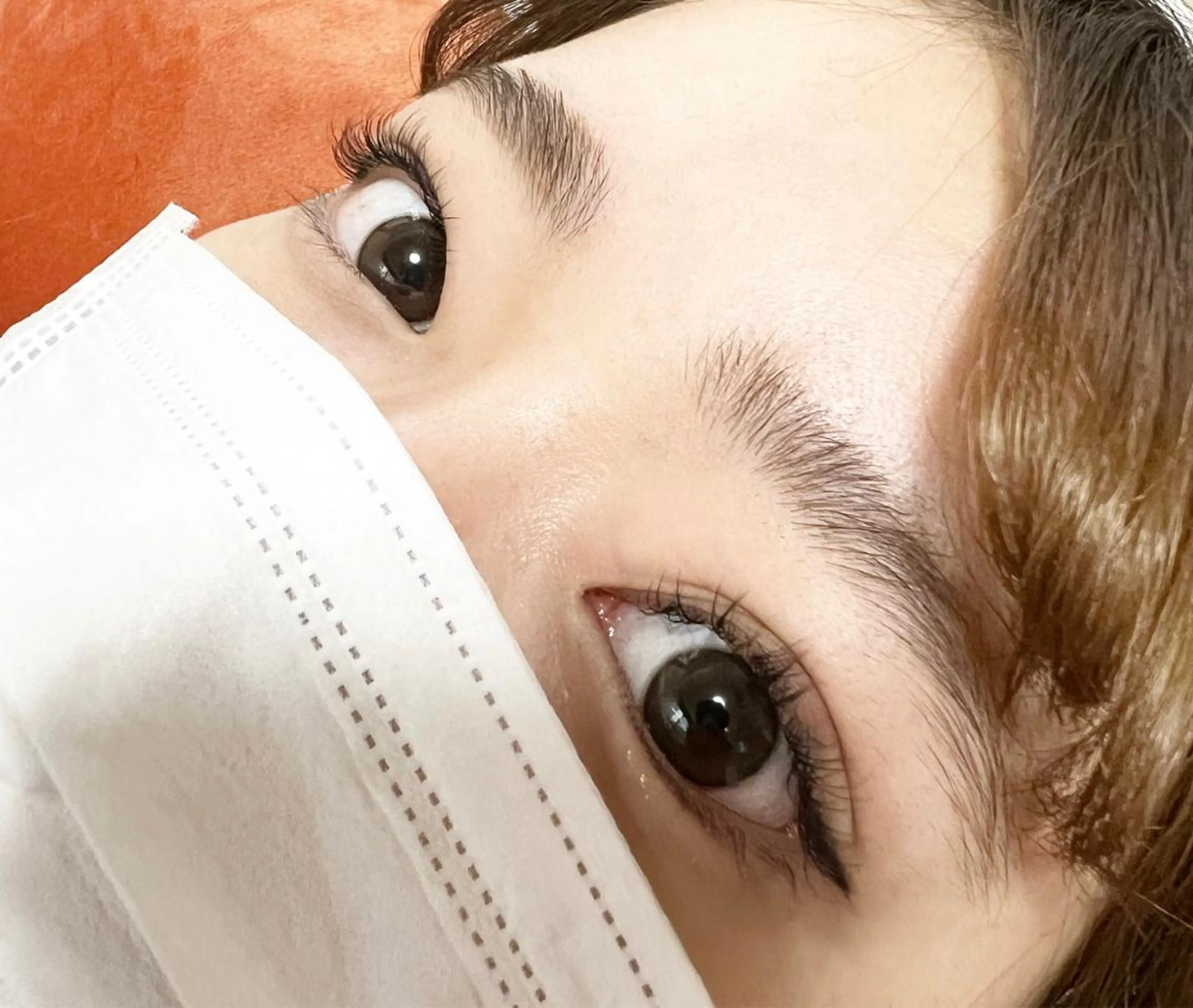 マツエク・マツパ ナチュラル 束感♪韓国風 推し活ヘアセットのマツエク・マツパデザイン