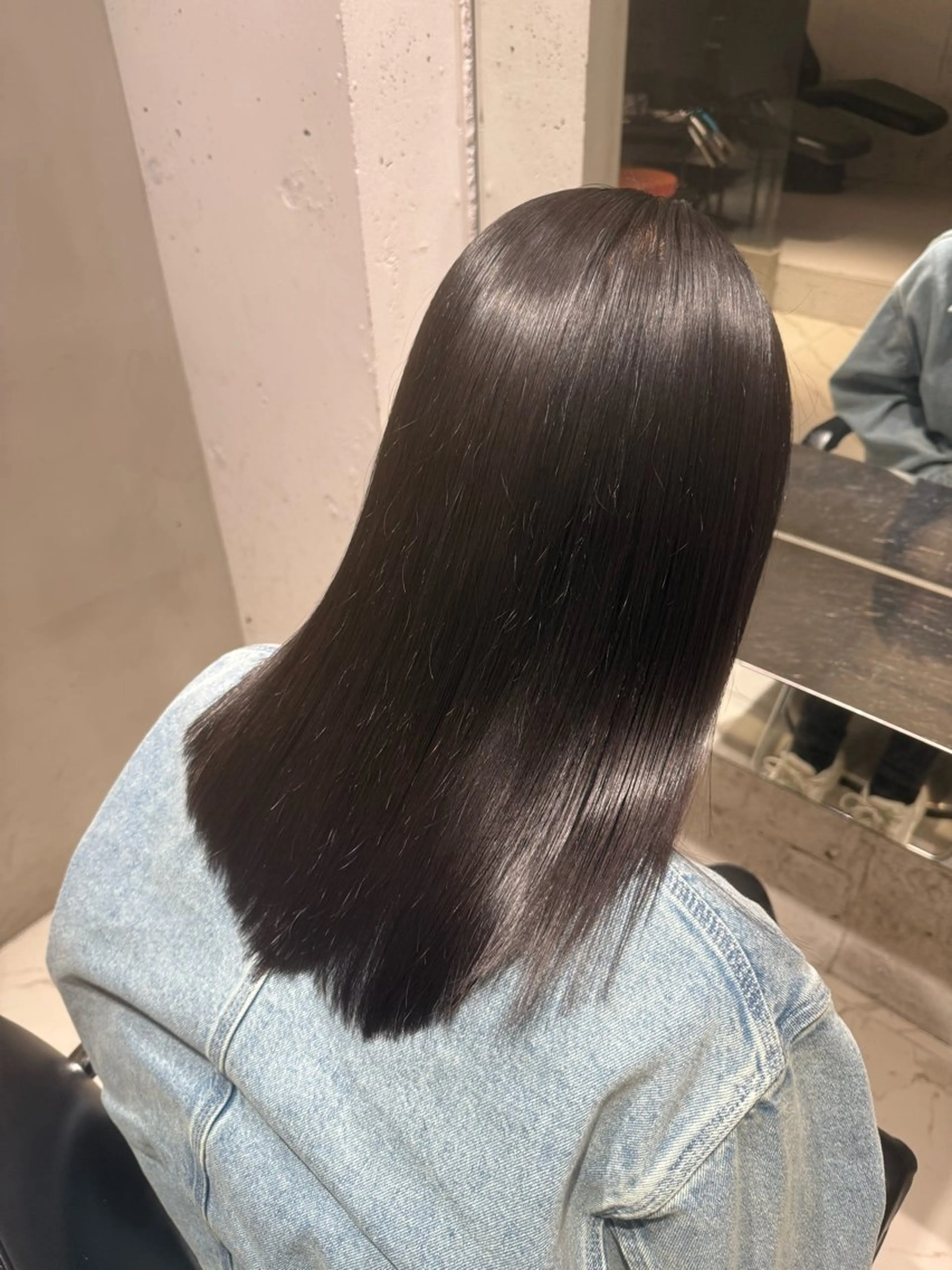 ミディアム 髪質改善 トリートメント 🫆似合わせカラー/ ケアカラー/泰玖のヘアスタイル