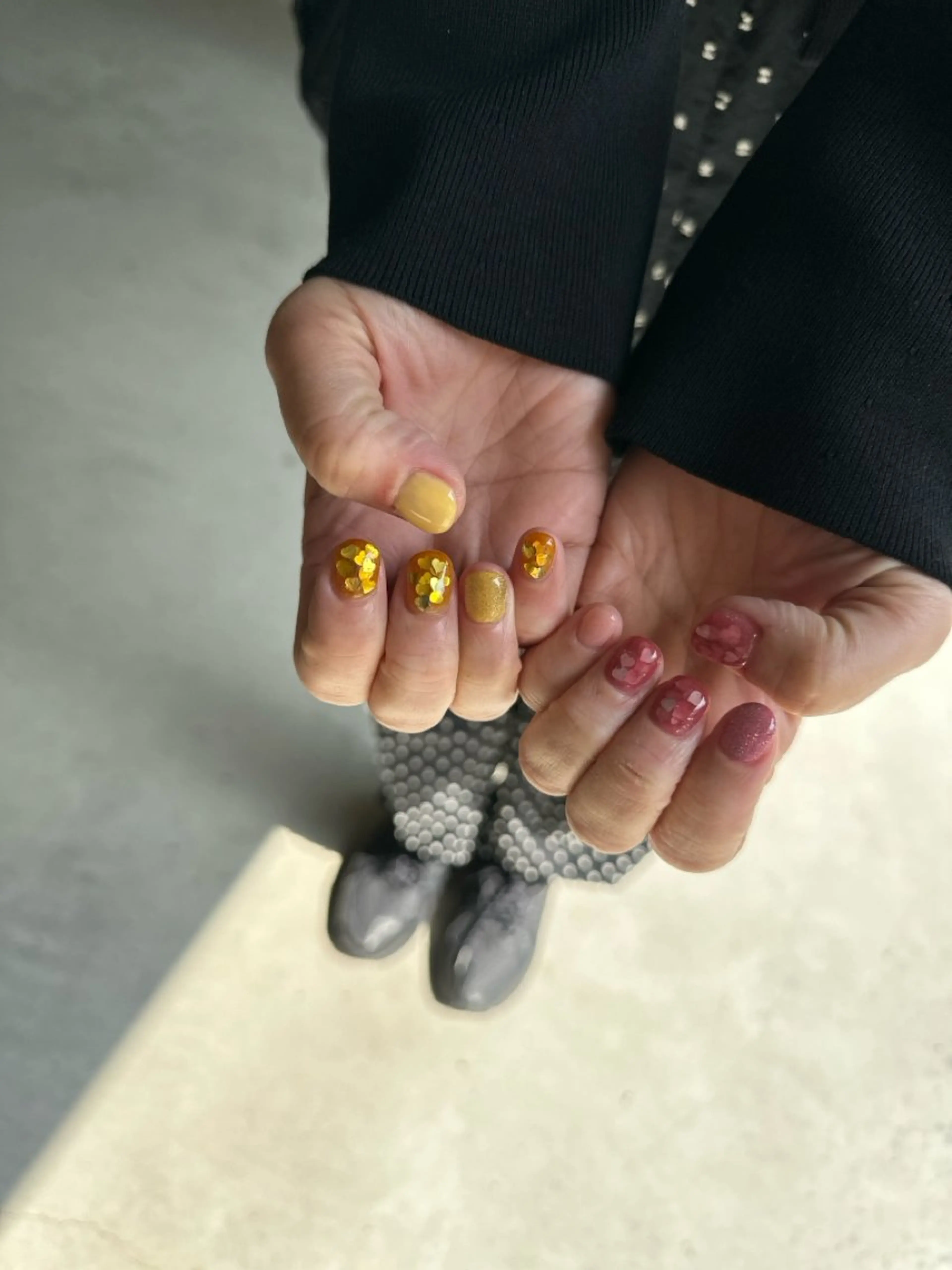 ネイル ハート nail salon  ∞ mikanal ∞所属・nailsalon ∞ ﾐｶﾅﾙ ∞のネイルデザイン