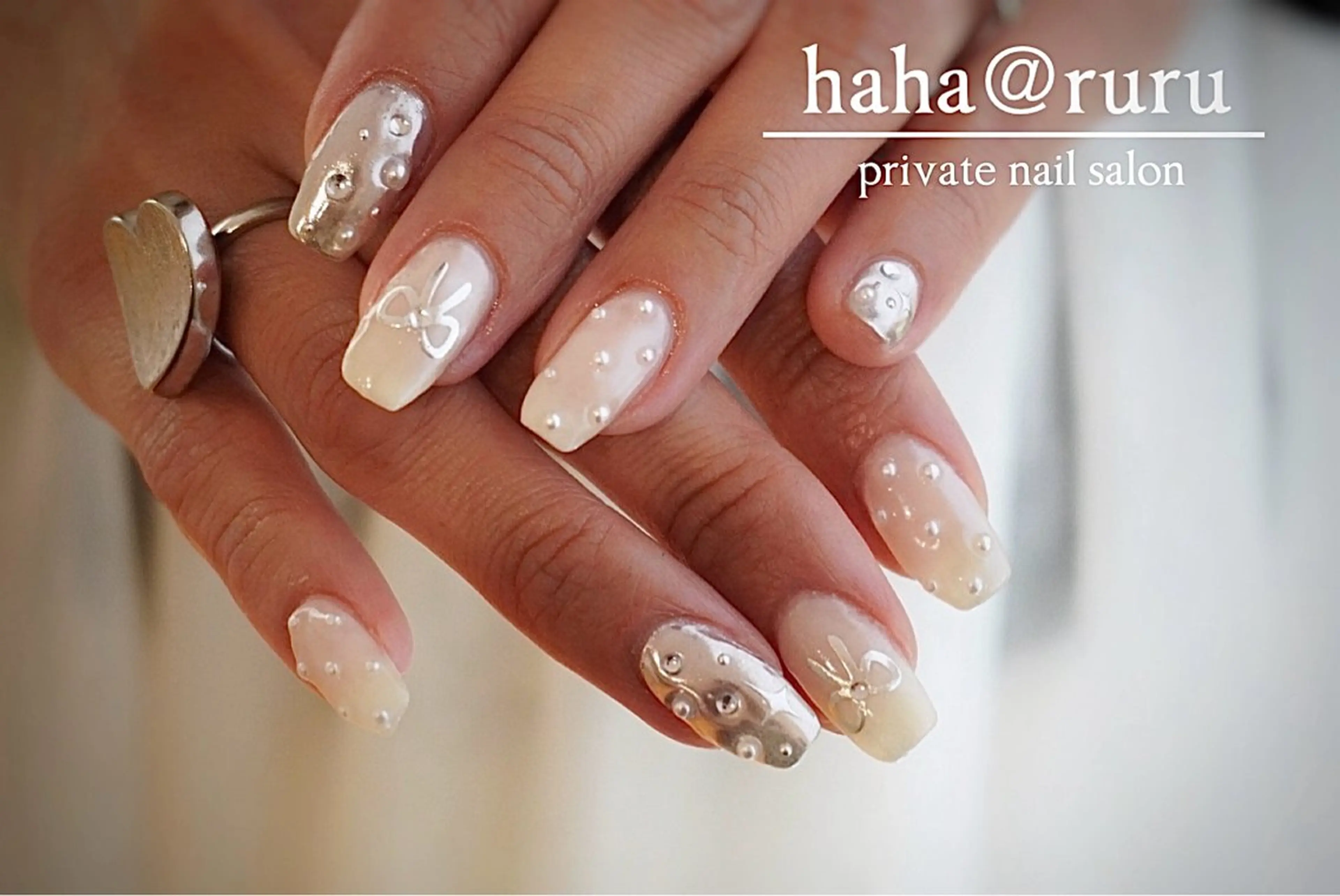 ネイル 持ち込み haha@ ruruのネイルデザイン