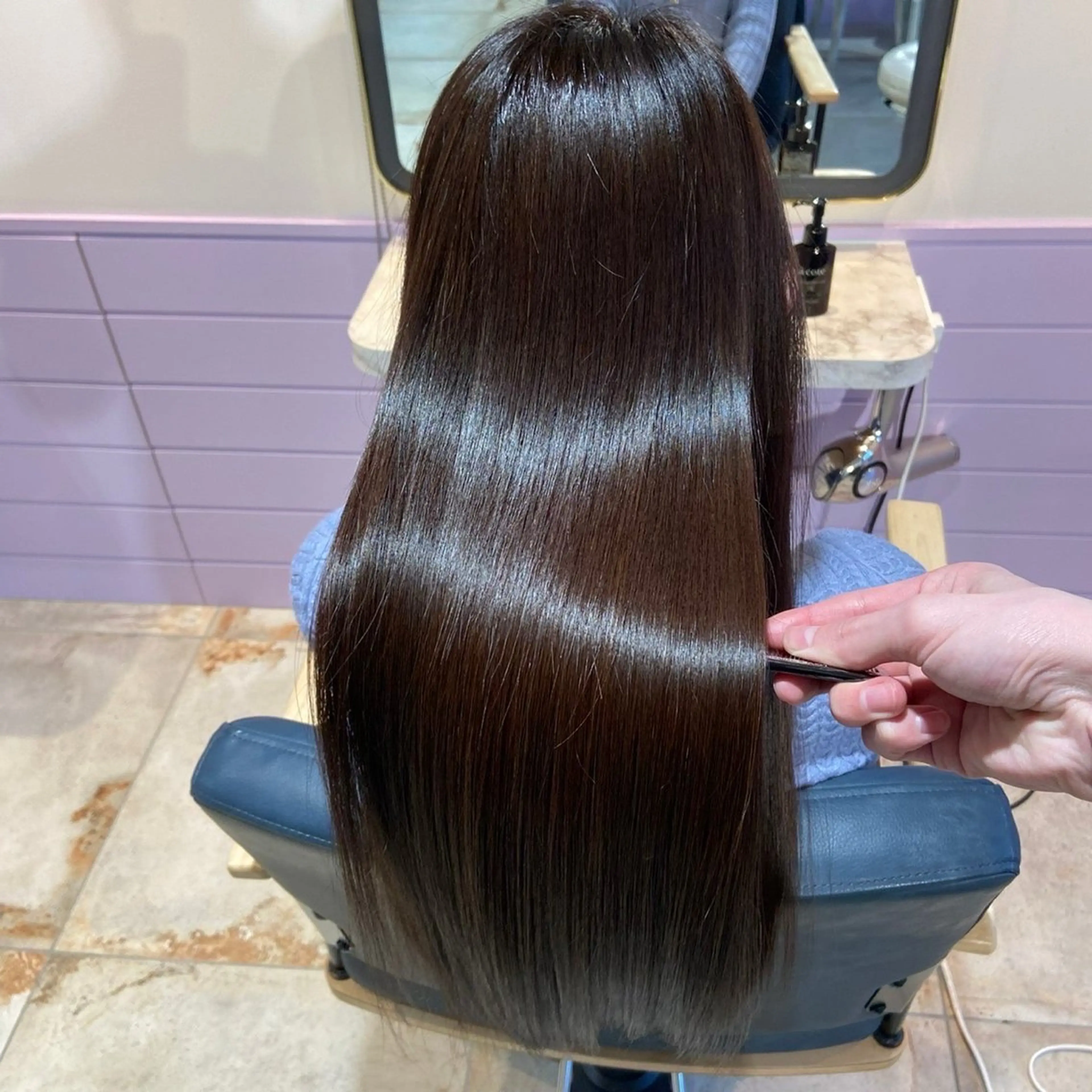 ロング 中野 結華のヘアスタイル