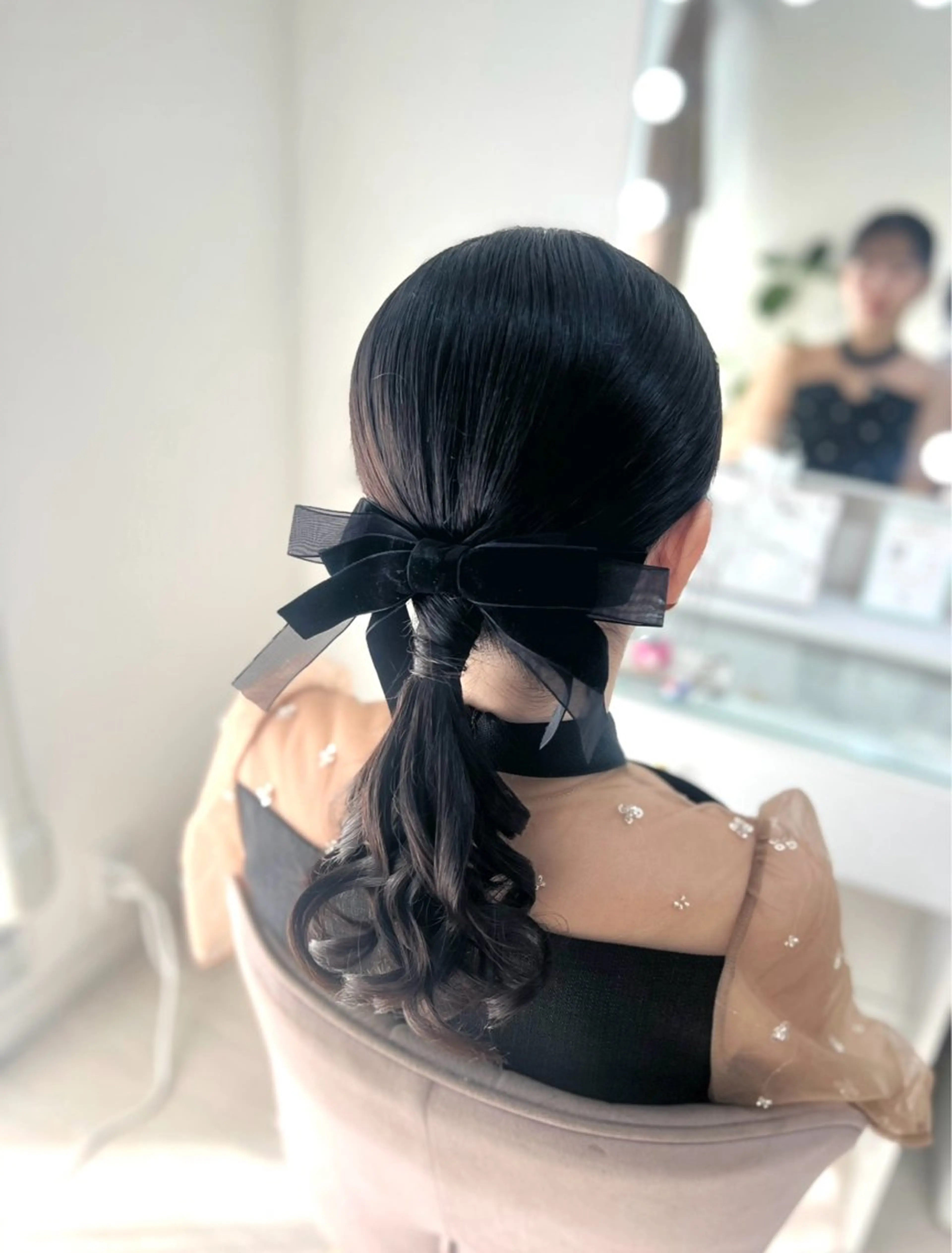 セミロング ヘアセット ヘアセット/金山 佐野 妃都美のヘアスタイル