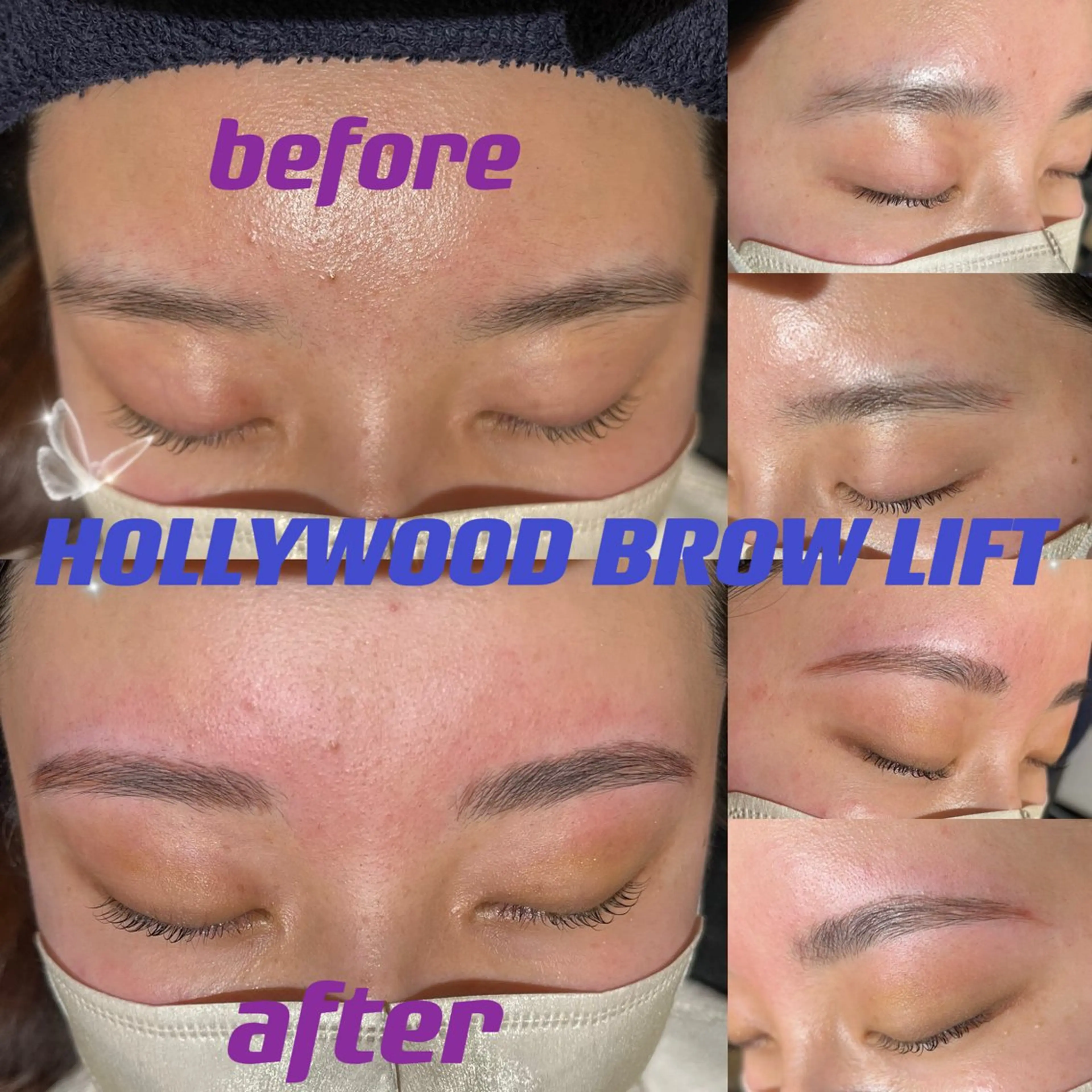 アイブロウ ハリウッドブロウリフト ワックス脱毛 その他(アイブロウ) 若松 絵美のマツエク・マツパデザイン