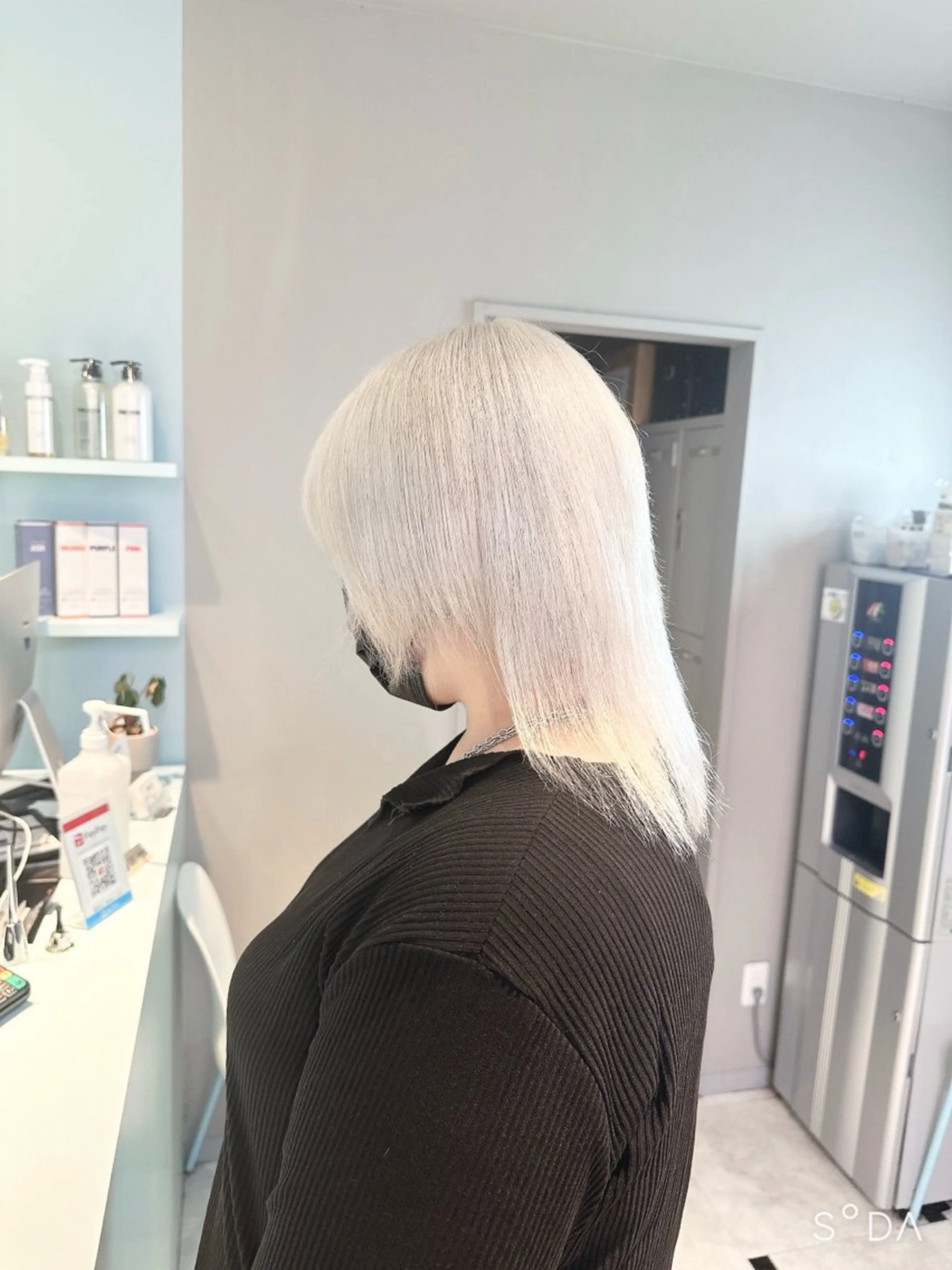 ミディアム カラー ヘアカラー ヘッドスパ ヘアセット 🪄池袋ハイトーン 🪄ブリーチカラーのヘアスタイル