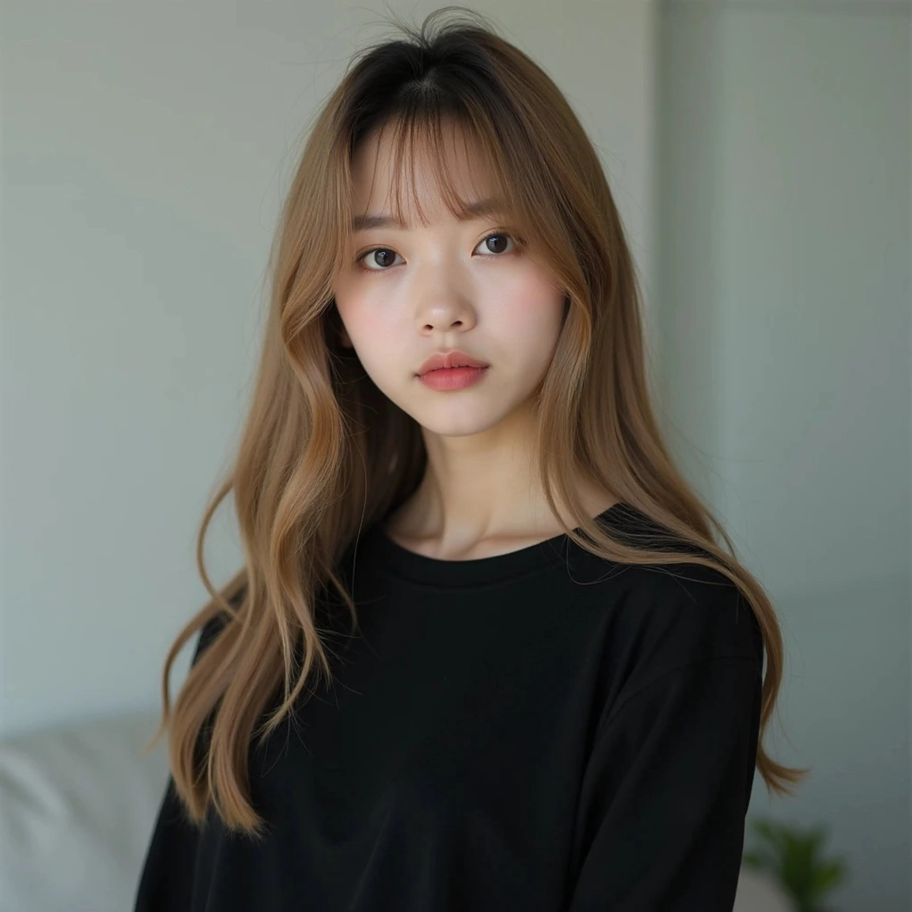 セミロング アッシュ レイヤーカット レイヤー/髪質改善/ 14年/Hideのヘアスタイル