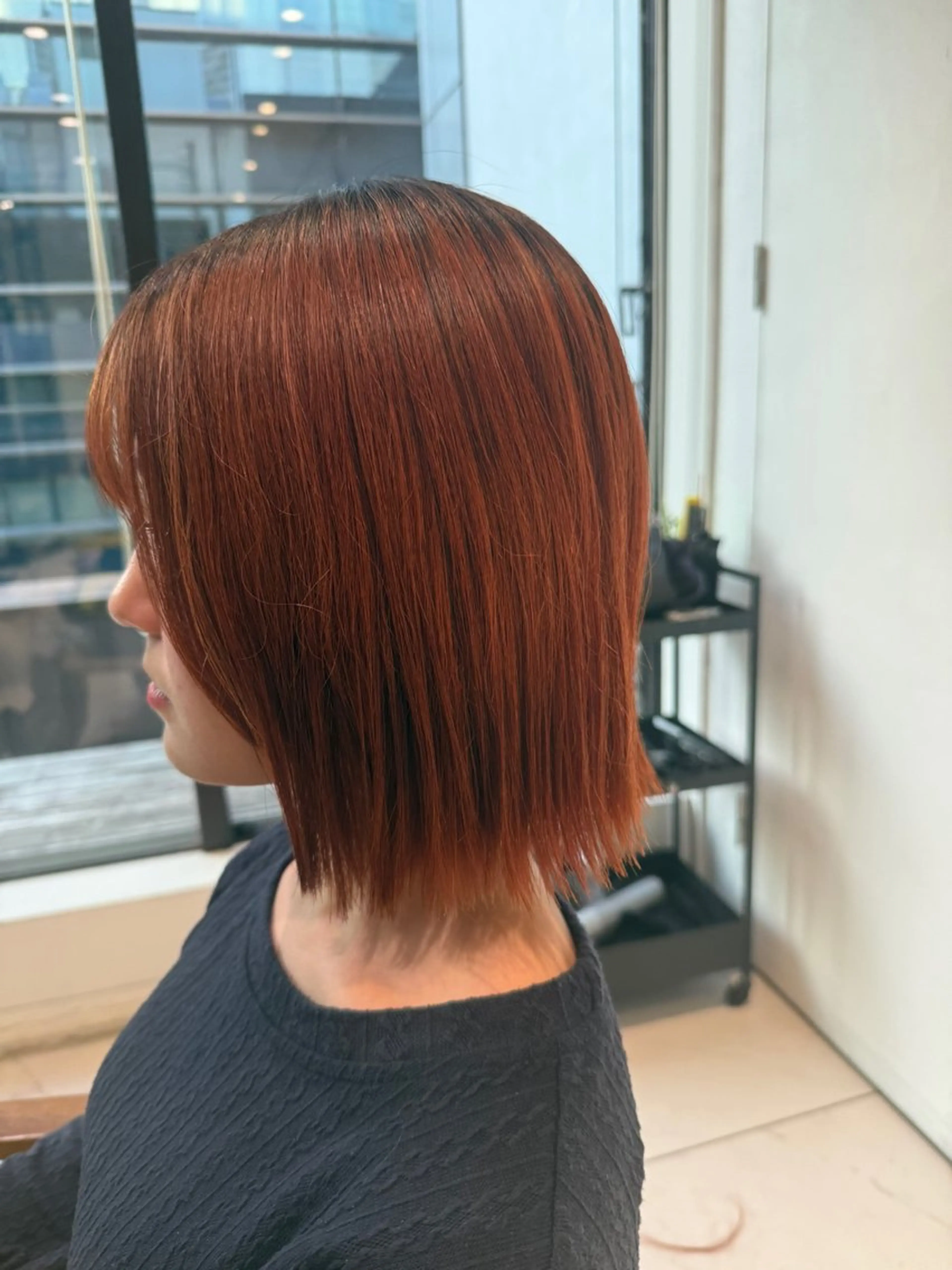 ショート カラー 銀座⚜️【脱白髪染め 美髪矯正】トグチのヘアスタイル