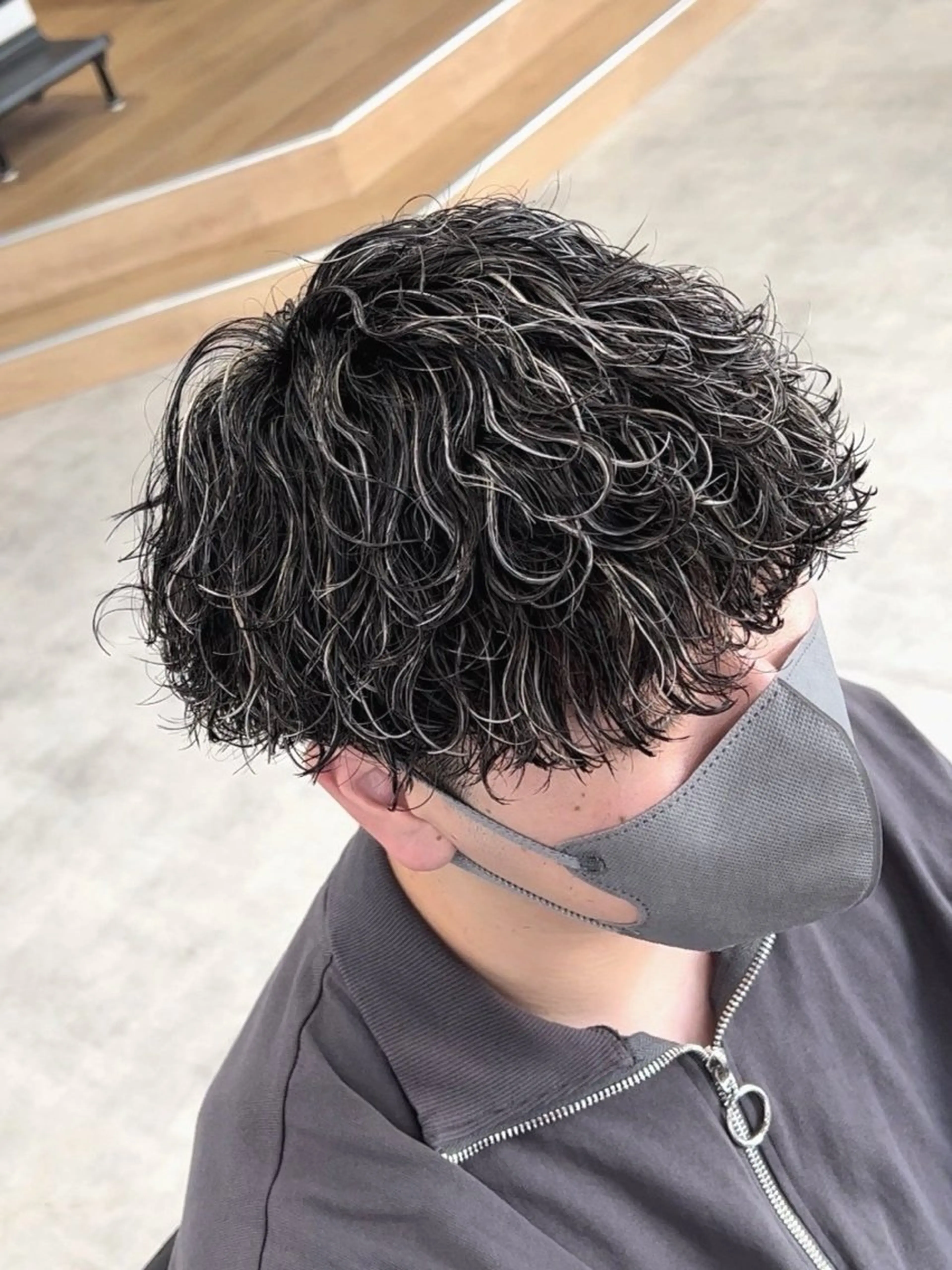 メンズ カット ヘアカラー パーマ メンズパーマ/ナード /渡邉立🐲のヘアスタイル