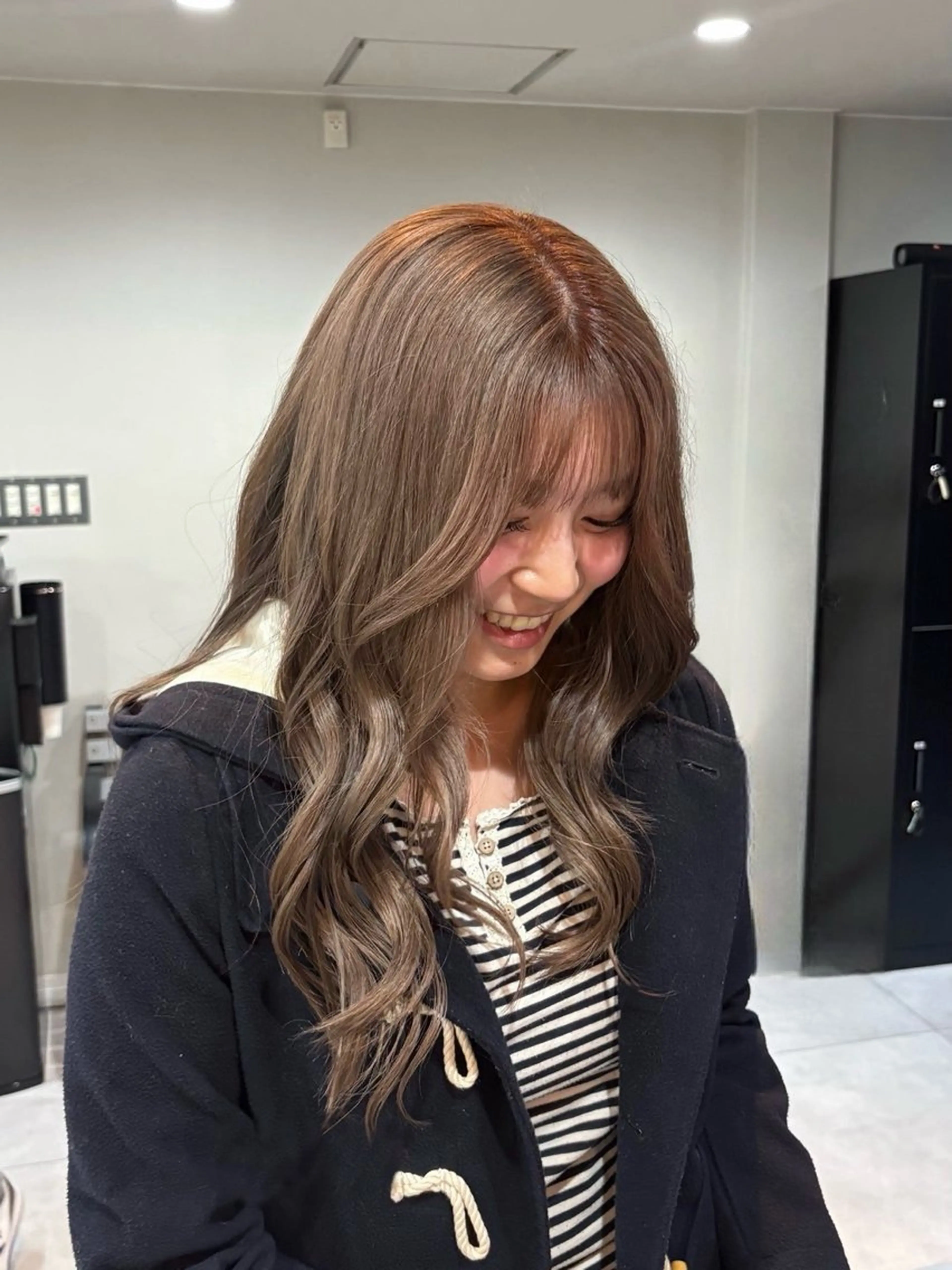 ロング ササノ セナのヘアスタイル