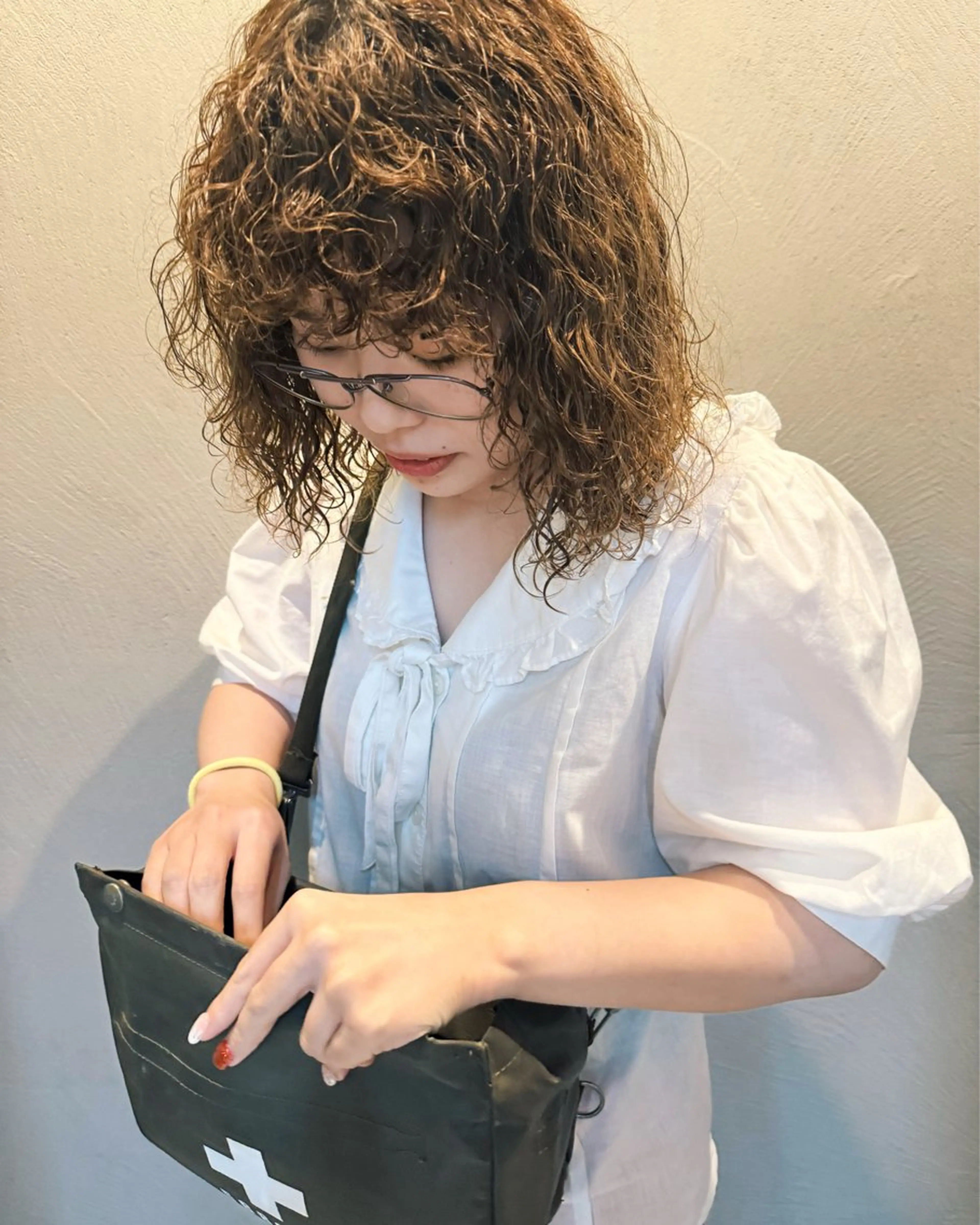 ミディアム パーマ カット パーマ トリートメント Rock 'n' Roll Games所属・神近 円香/1月2月 新規募集‪‪🎪✨️のヘアスタイル