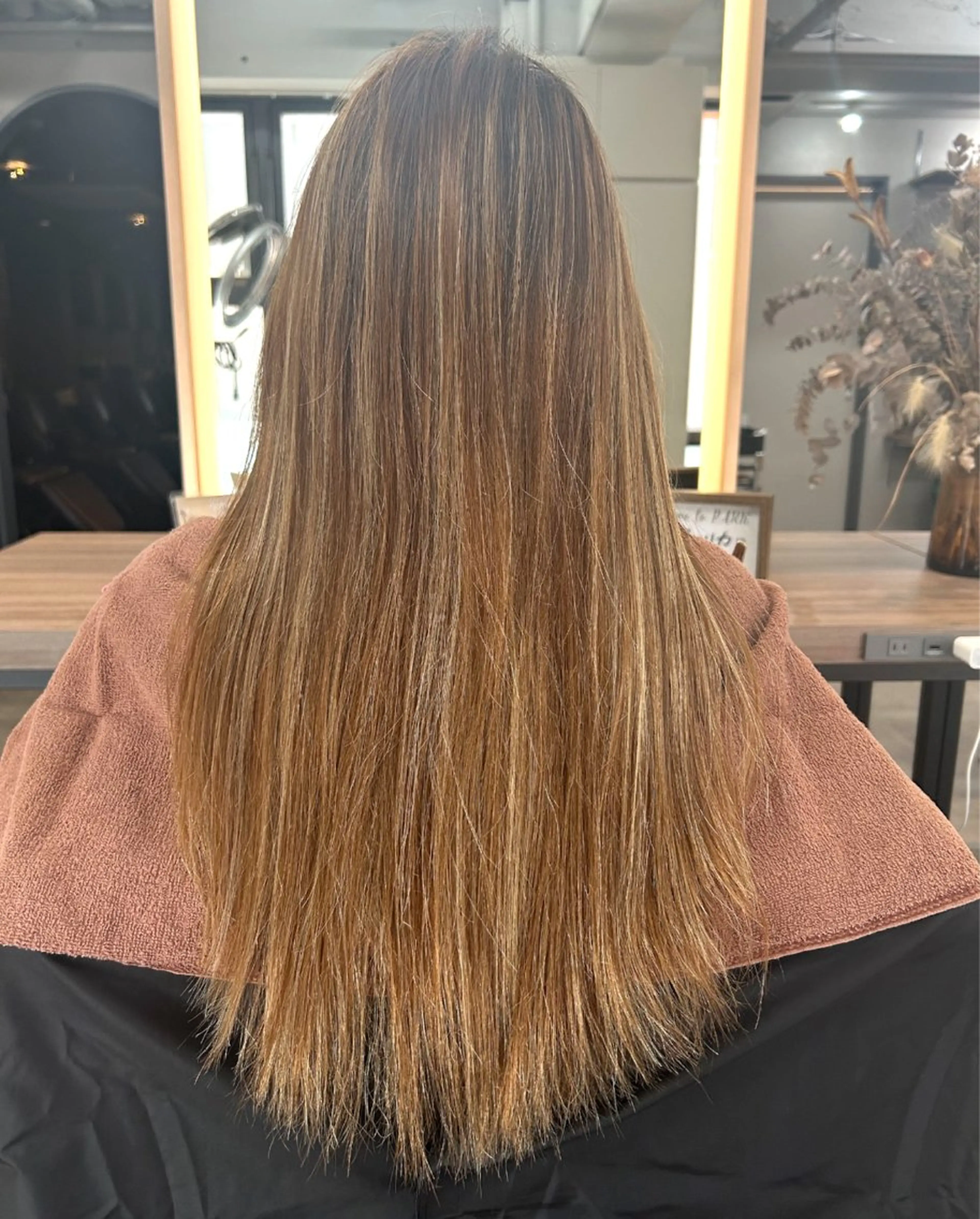 ロング カラー 赤みなしカラー🍐/ 艶髪✨/ririkaのヘアスタイル