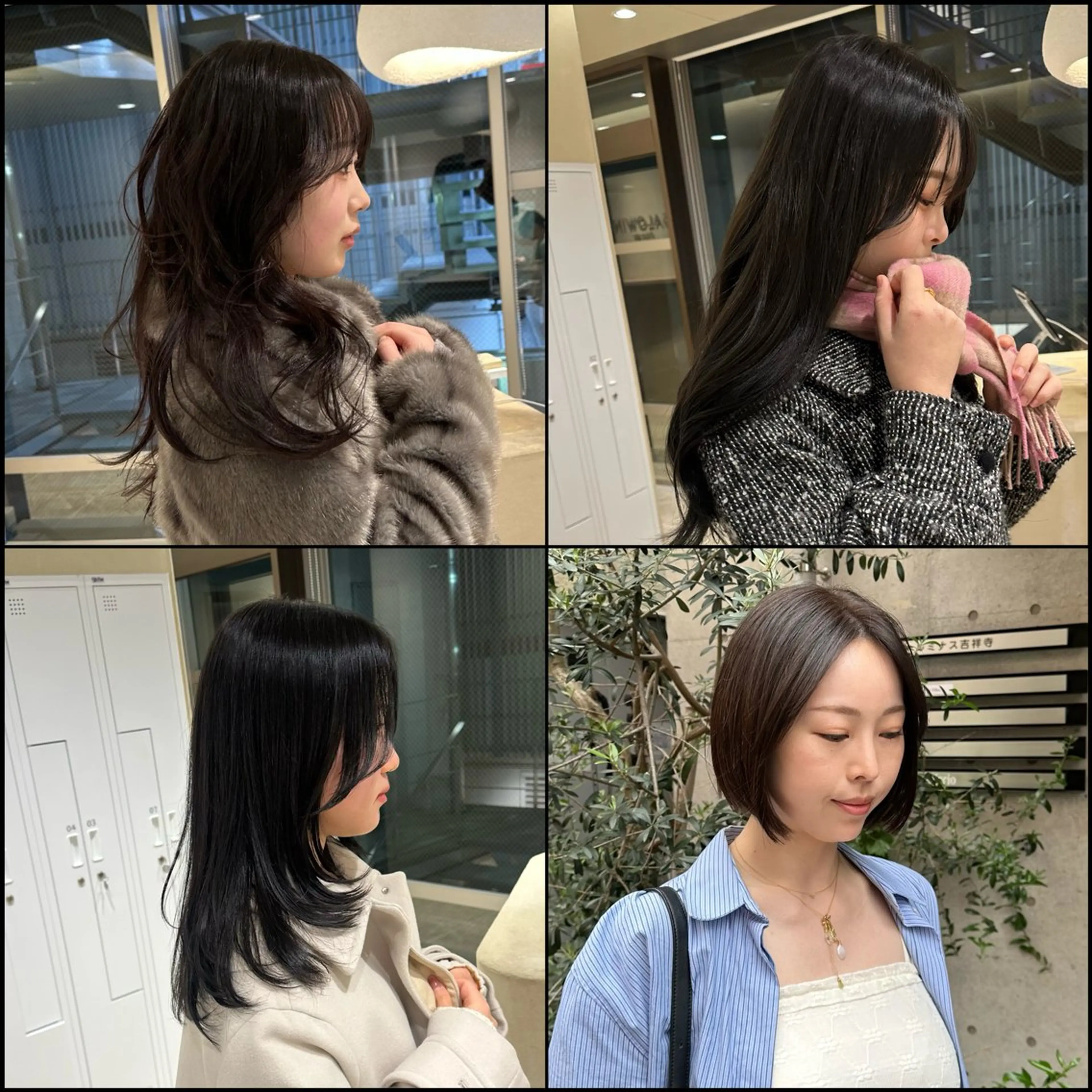 セミロング カラー 透明感カラー❄️要 半個室×マンツーマンのヘアスタイル