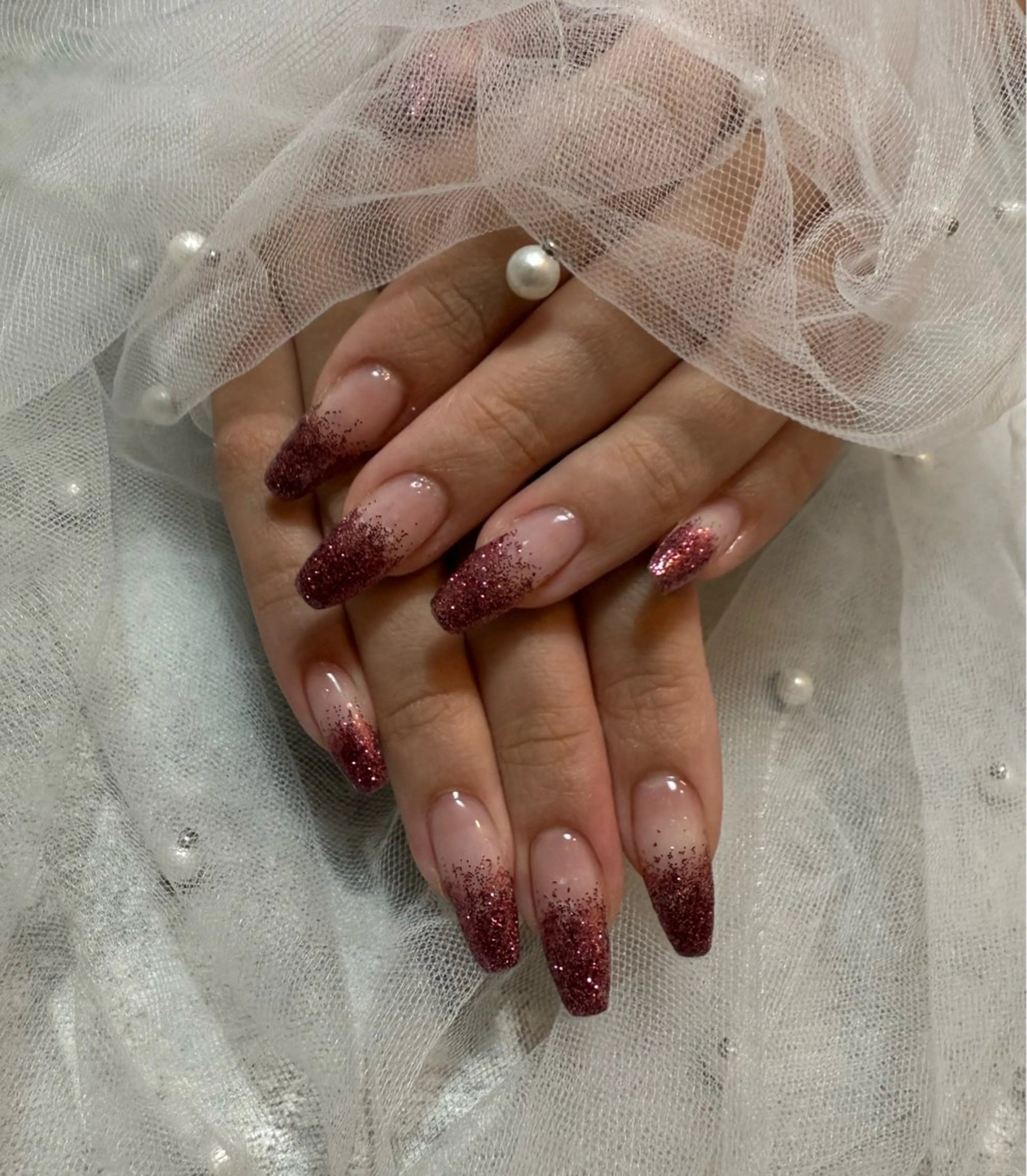 🩷ラメグラデーション(オフ込)の写真