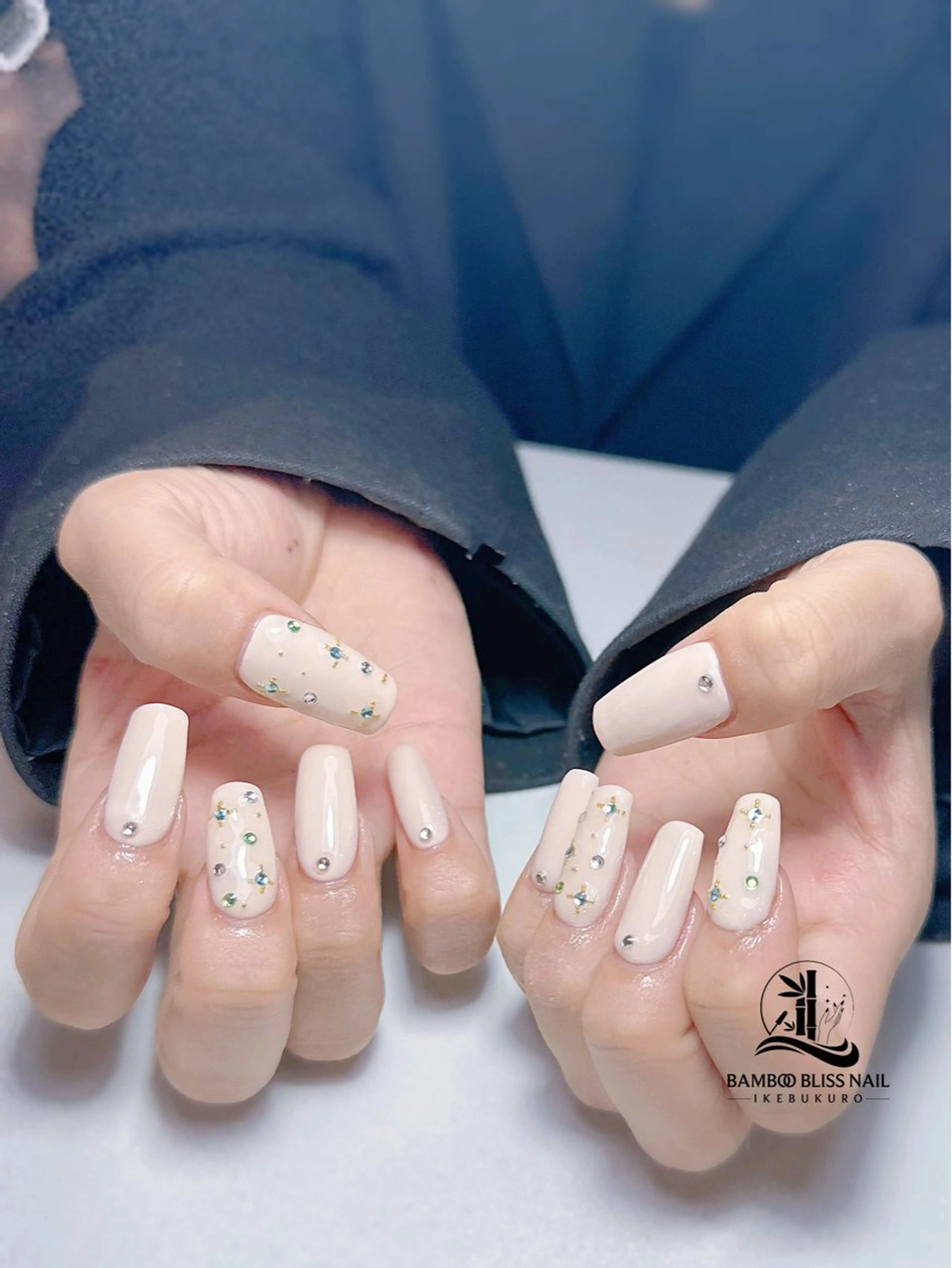 ネイル BAMBOO BLISS 研修用のネイルデザイン