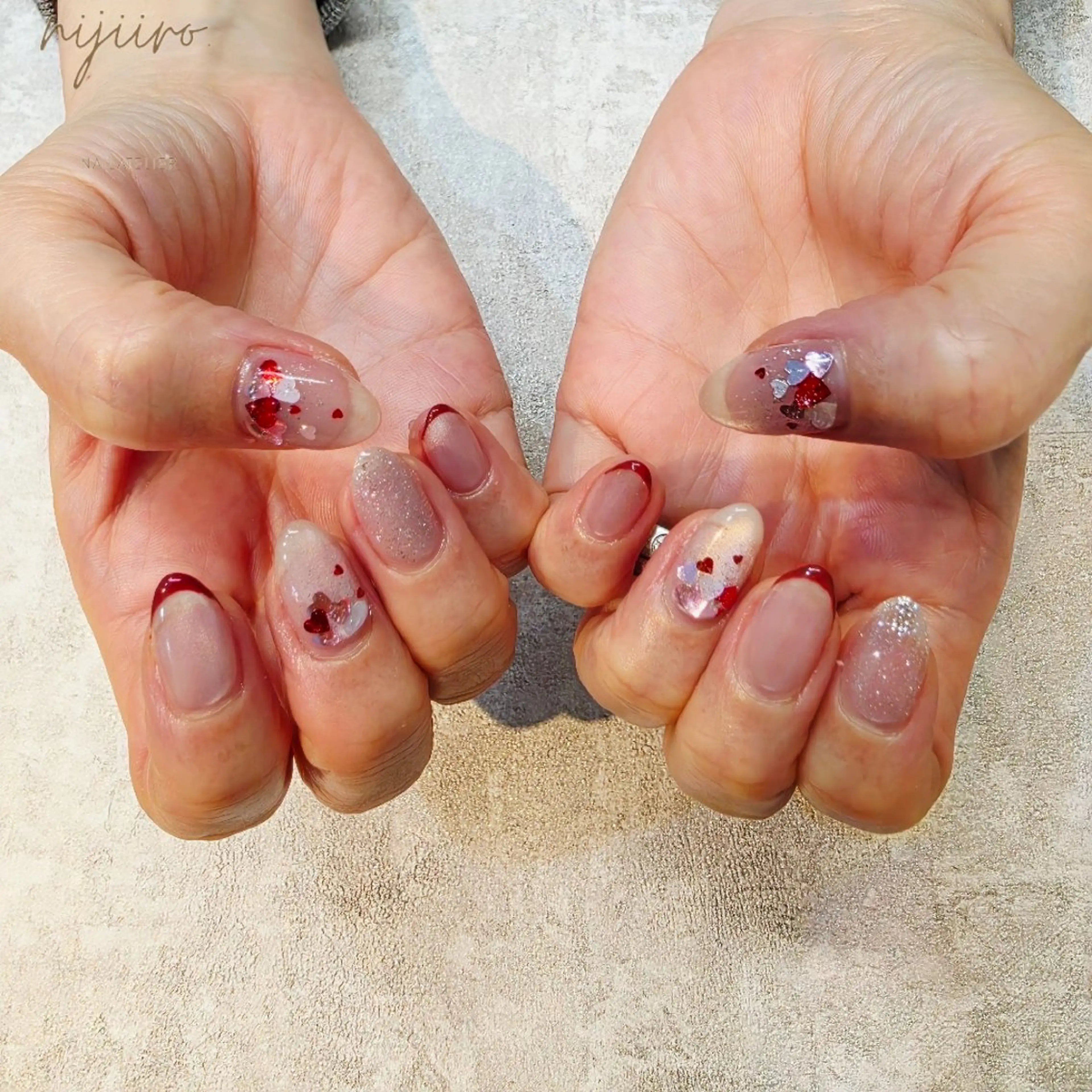 ネイル ハンドネイル nailatelier nijiiro.所属・nijiiro🌈 サトウのネイルデザイン