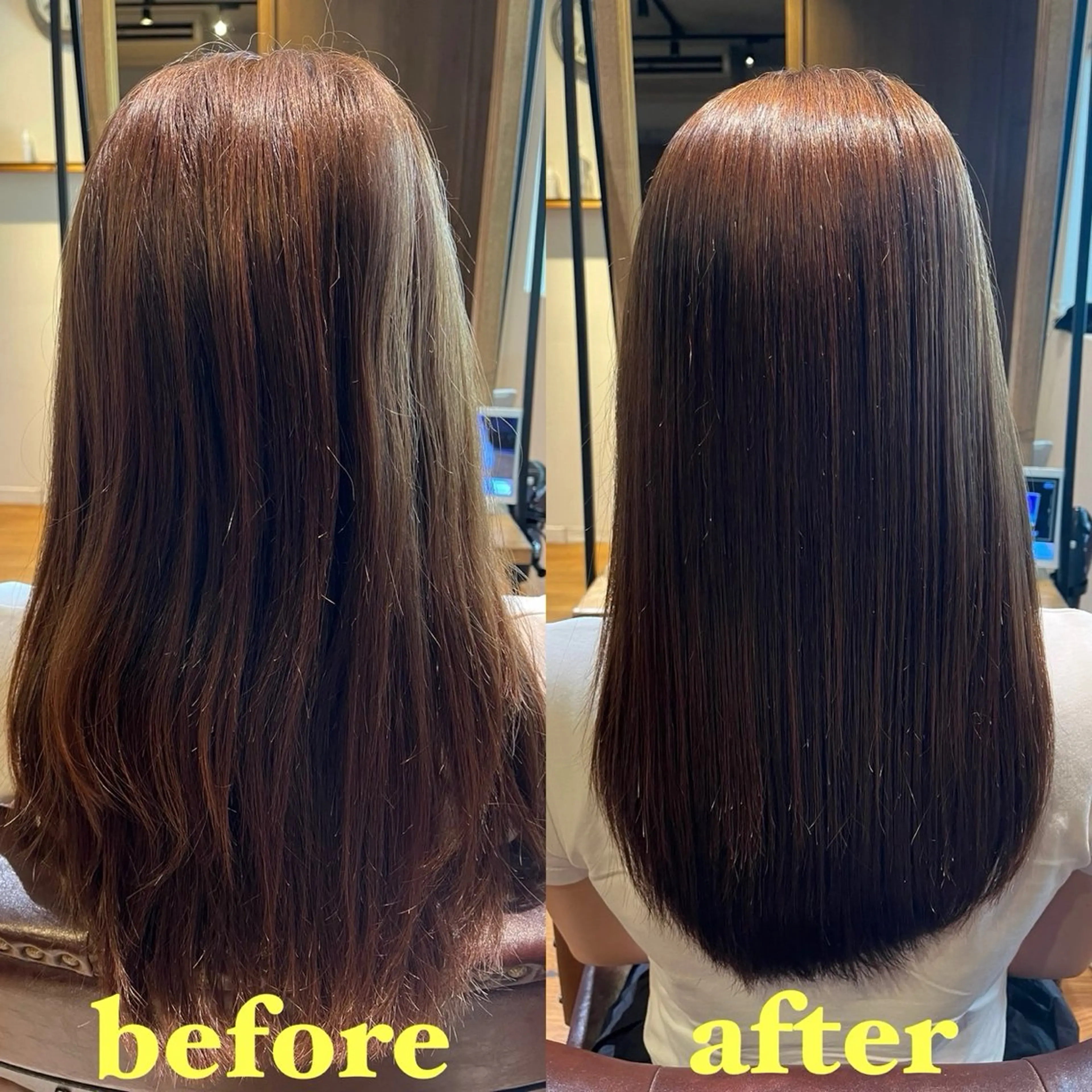 【まつげとヘアトリートメントを同日に】ナチュ盛りまつげパーマラッシュリフトと毛質改善トリートメントのコース✨️の写真