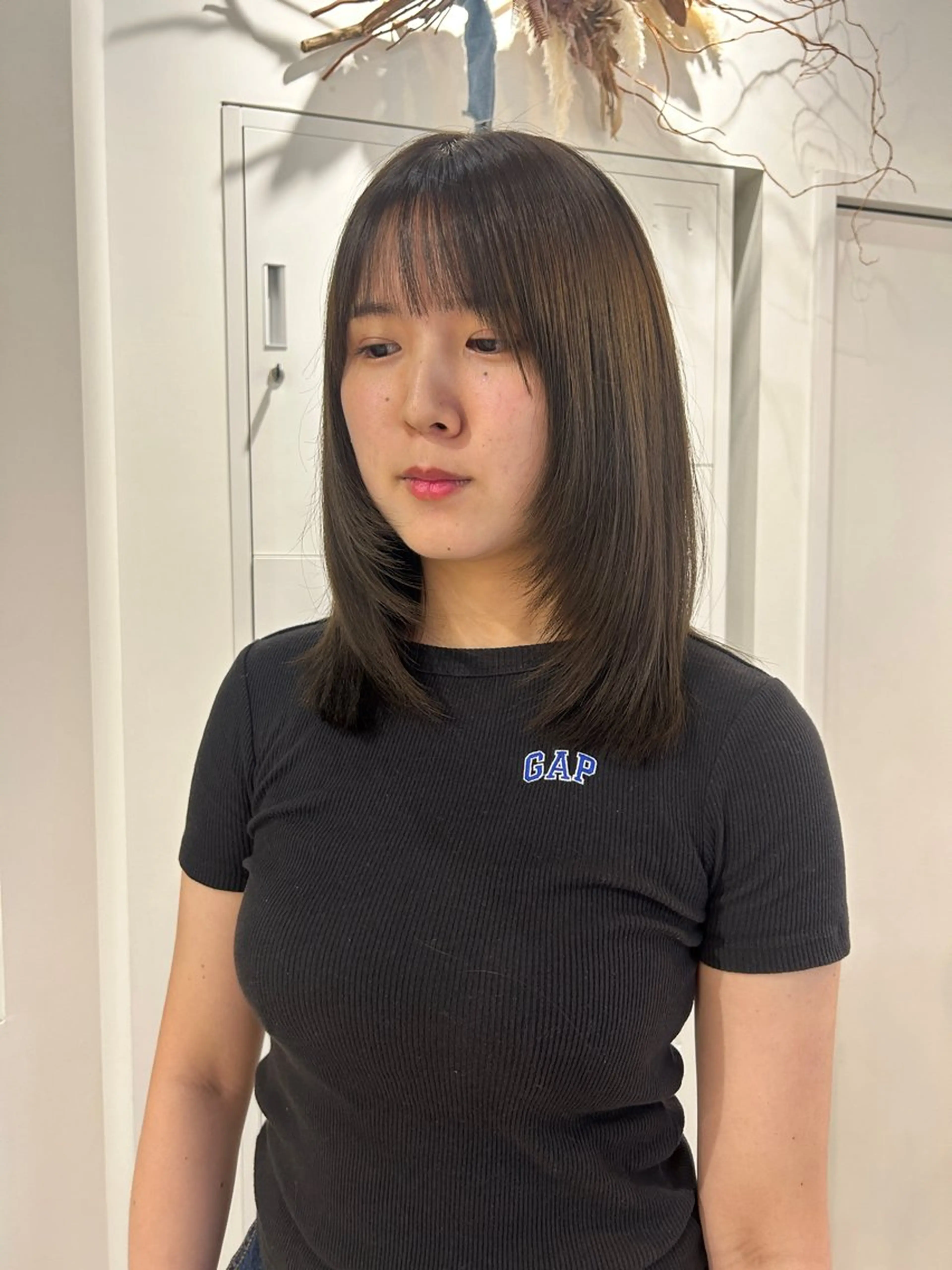 ミディアム レイヤーカット 河野 いずみのヘアスタイル