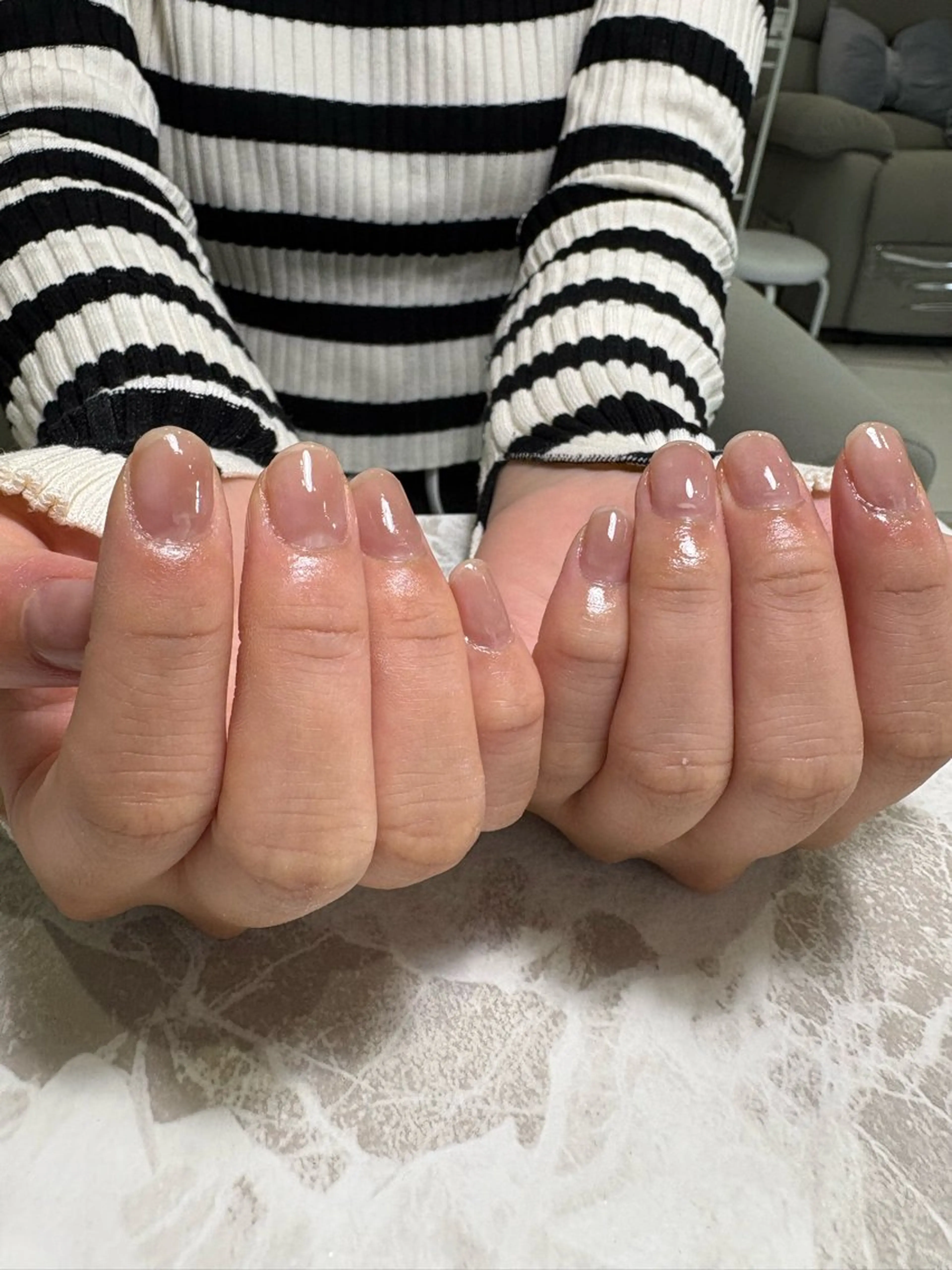 ネイル ワンカラーネイル ネイルサロンAntellijan大宮所属・野本 聖乃のネイルデザイン