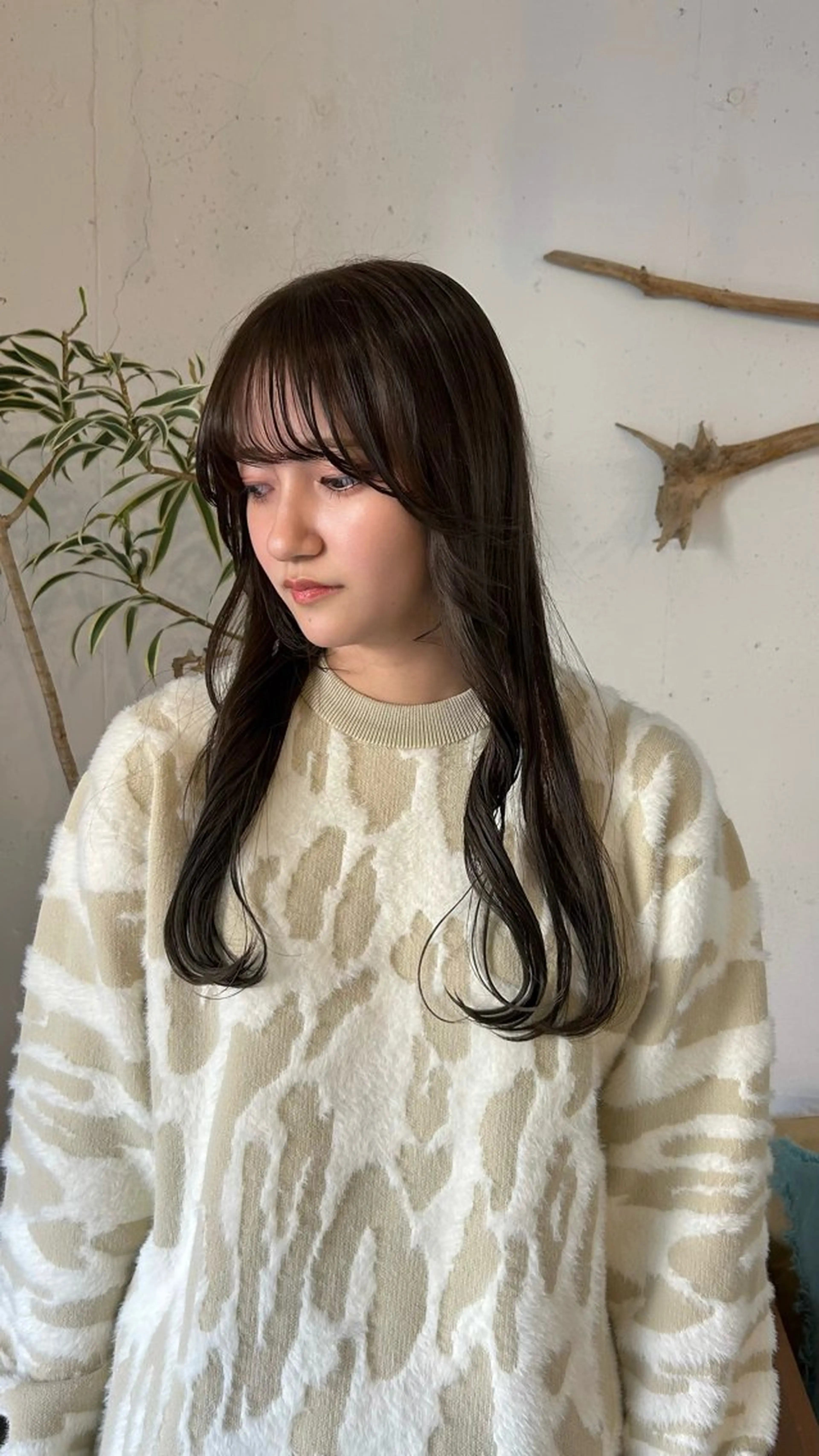 カラー グレージュ オリーブグレージュ オリーブグレー 藤澤 樹のヘアスタイル