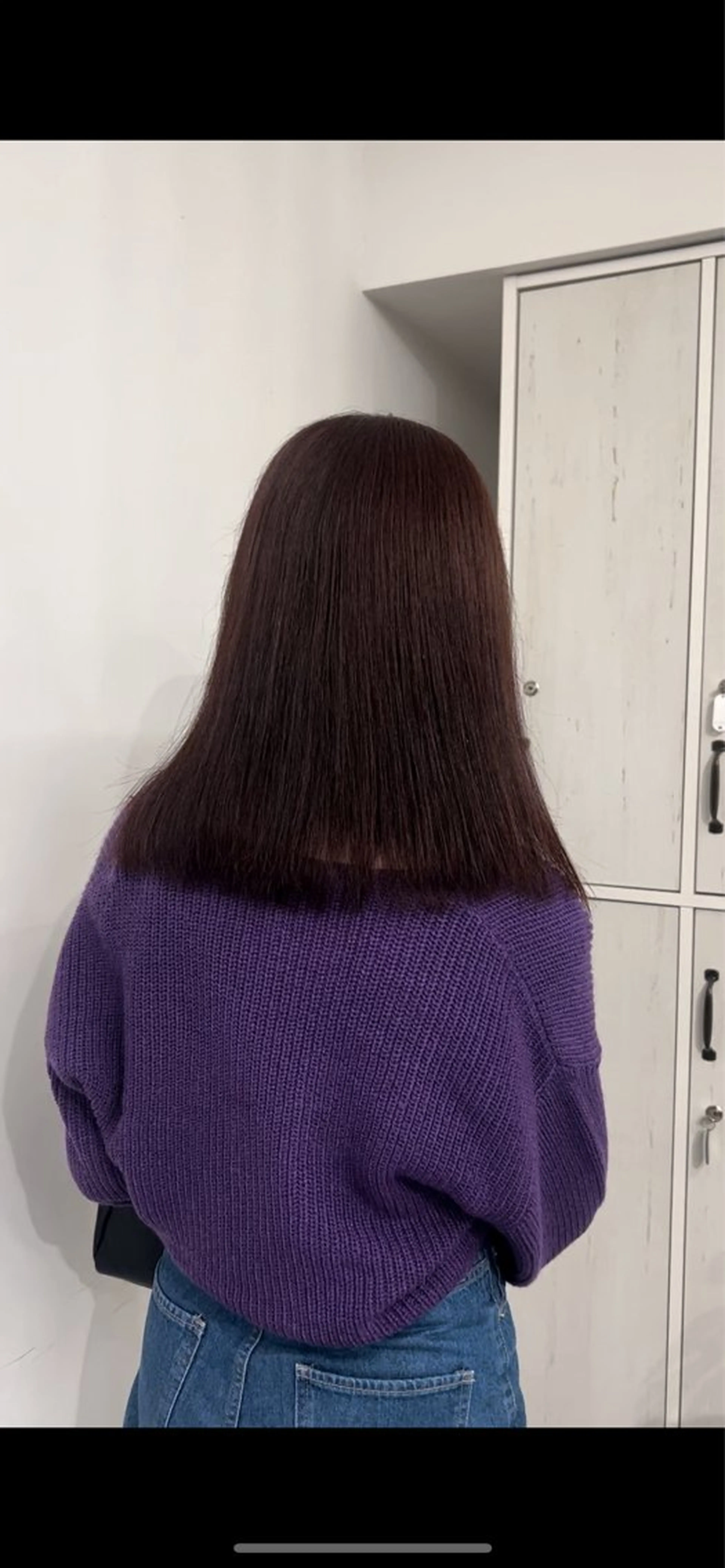 セミロング LATTE　伊勢崎所属・北爪 紫音のヘアスタイル