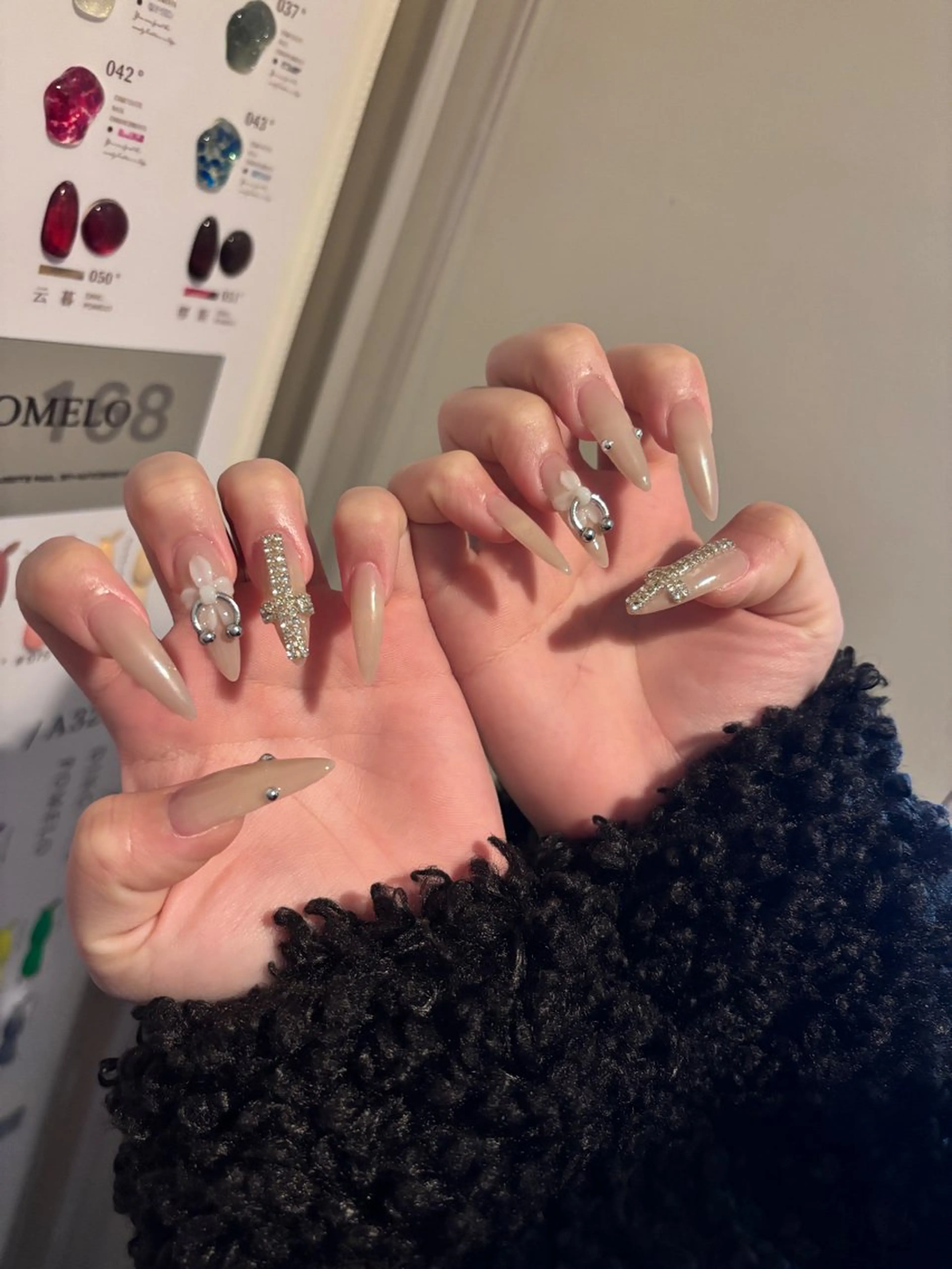 ネイル 韓国ネイル 持ち込み ネイルチップ ハンドネイル TABI ANA.CHUOのネイルデザイン