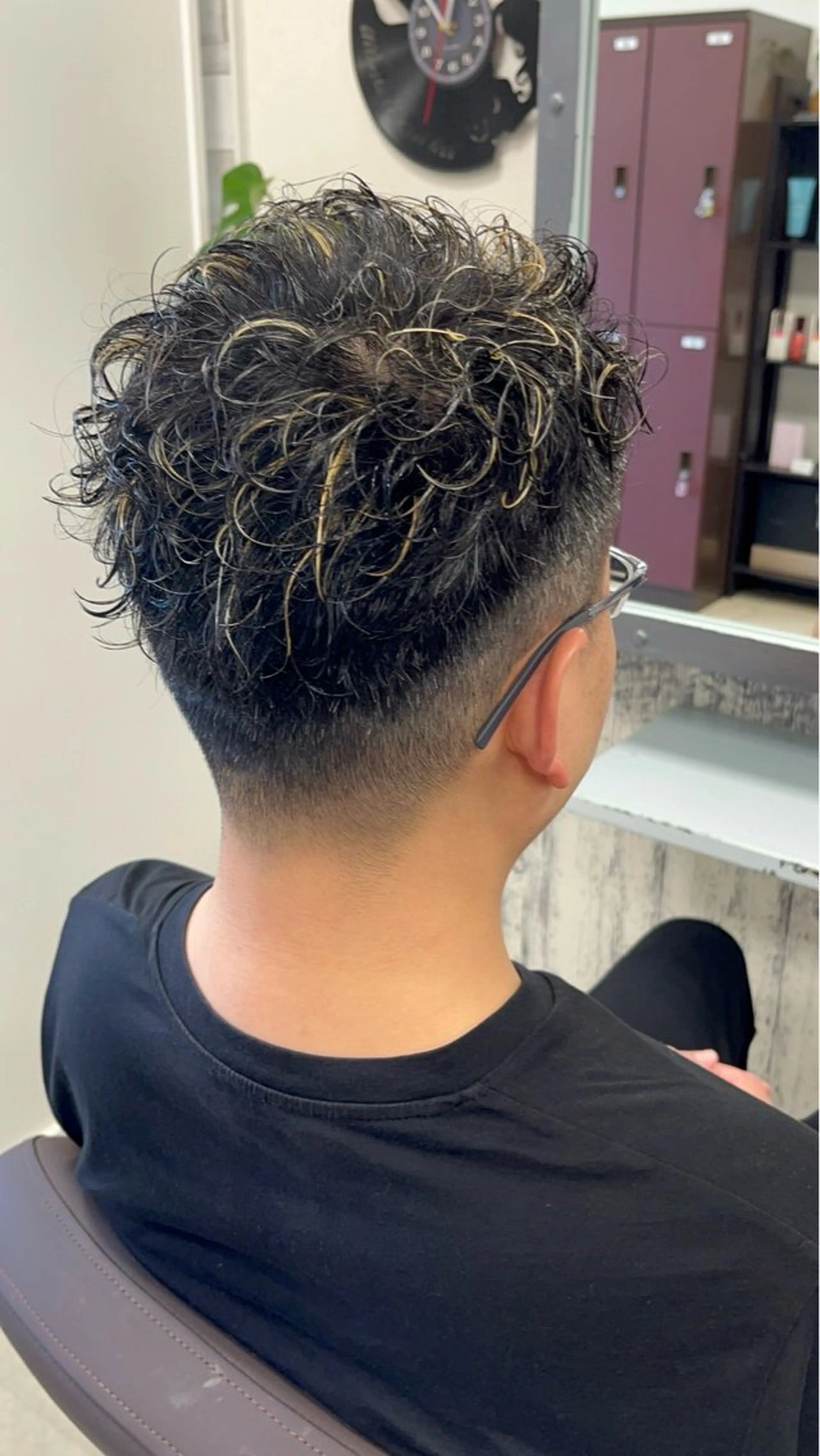 ✨2025年夏限定・メンズ限定✨パーマ＆ケアブリーチハイライト（カット込）¥14850→¥12850🐥🐥の写真