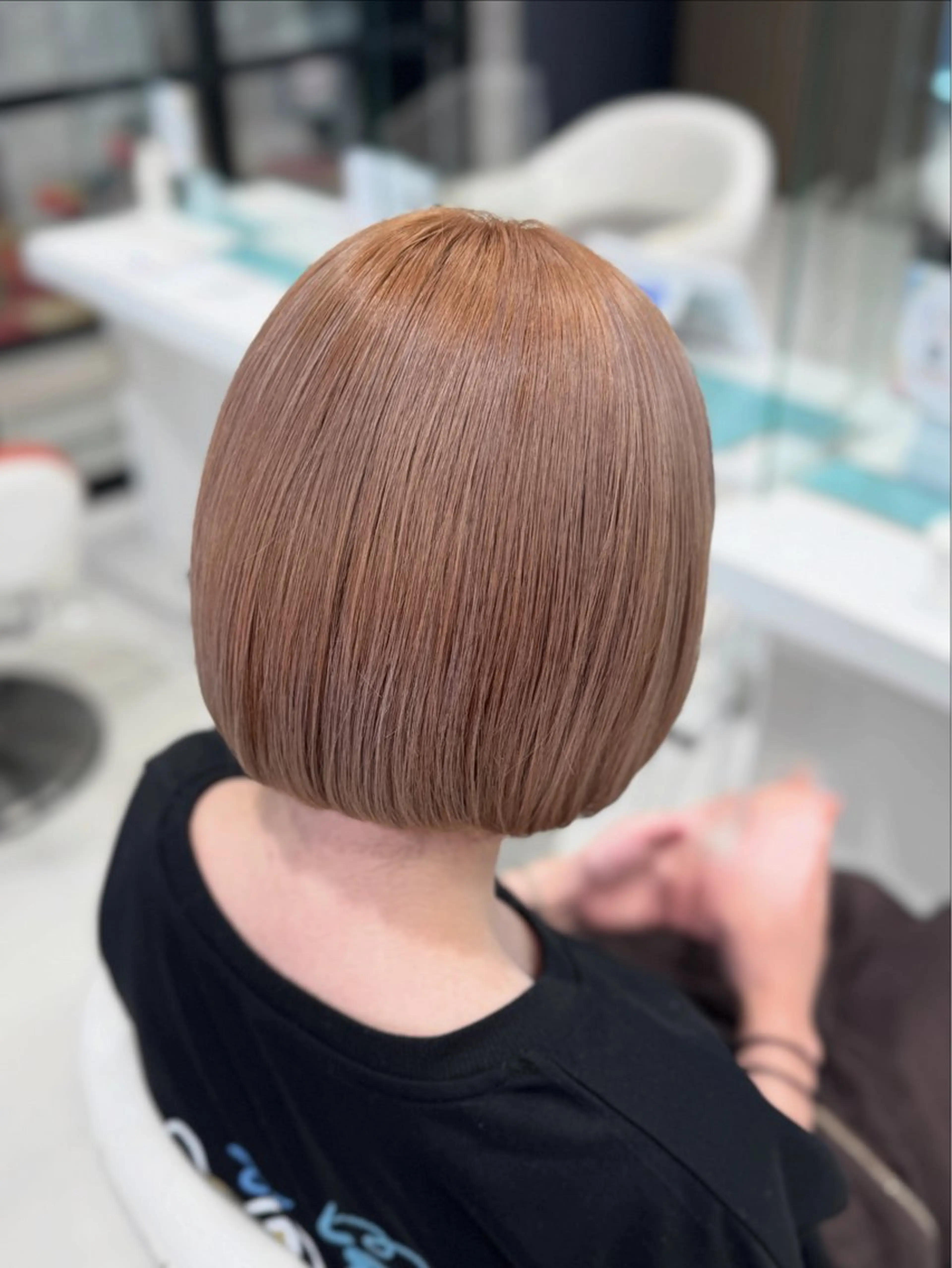 カラー ベージュカラー ブリーチ 透明感カラー ミルクティーベージュ ピンクカラー ヘアカラー トリートメント 🌼EARTH 望月美那🌼のヘアスタイル