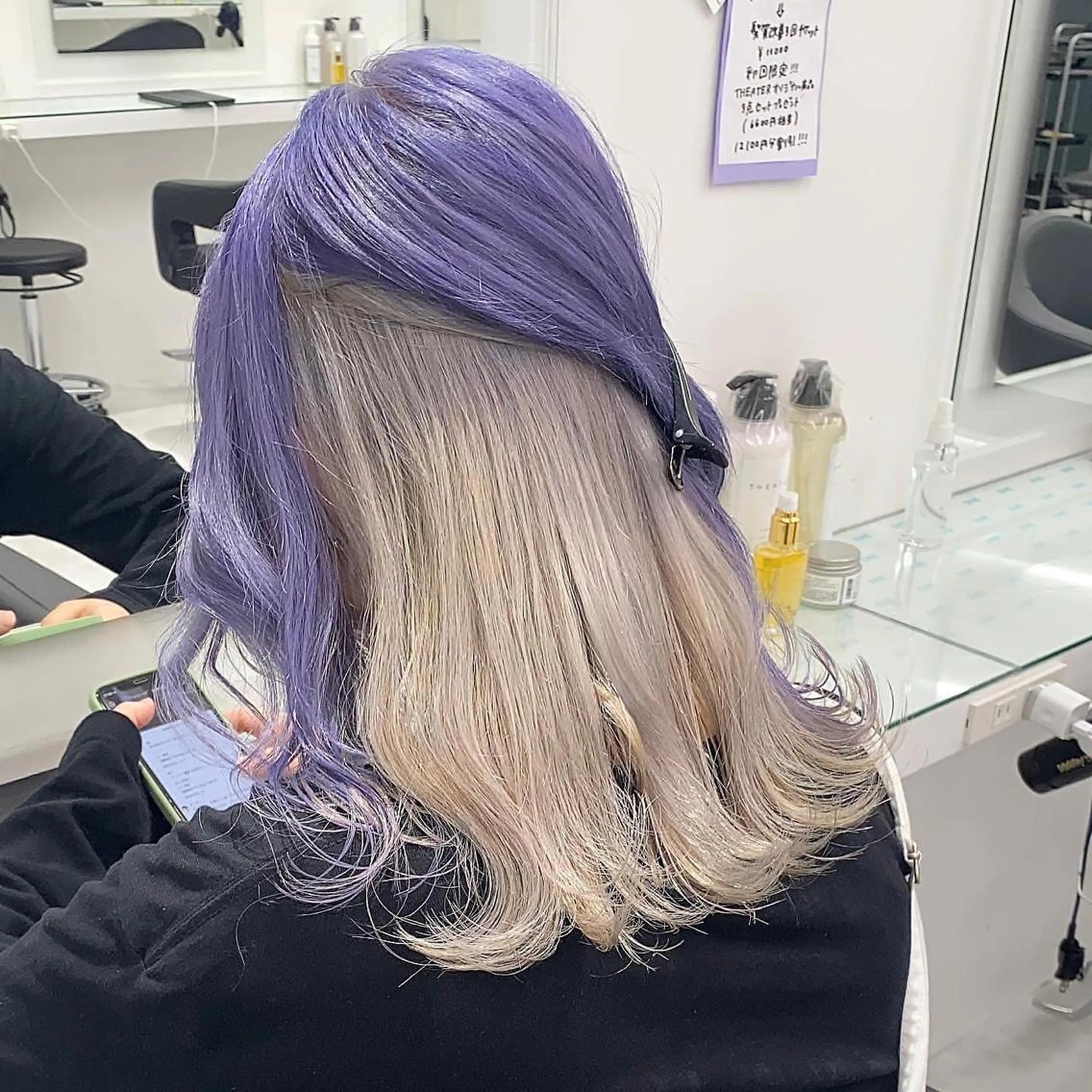 セミロング 髪質改善 トリートメント ARMONY 神宮前所属・コテ巻き風パーマ 🦋そま🦋のヘアスタイル