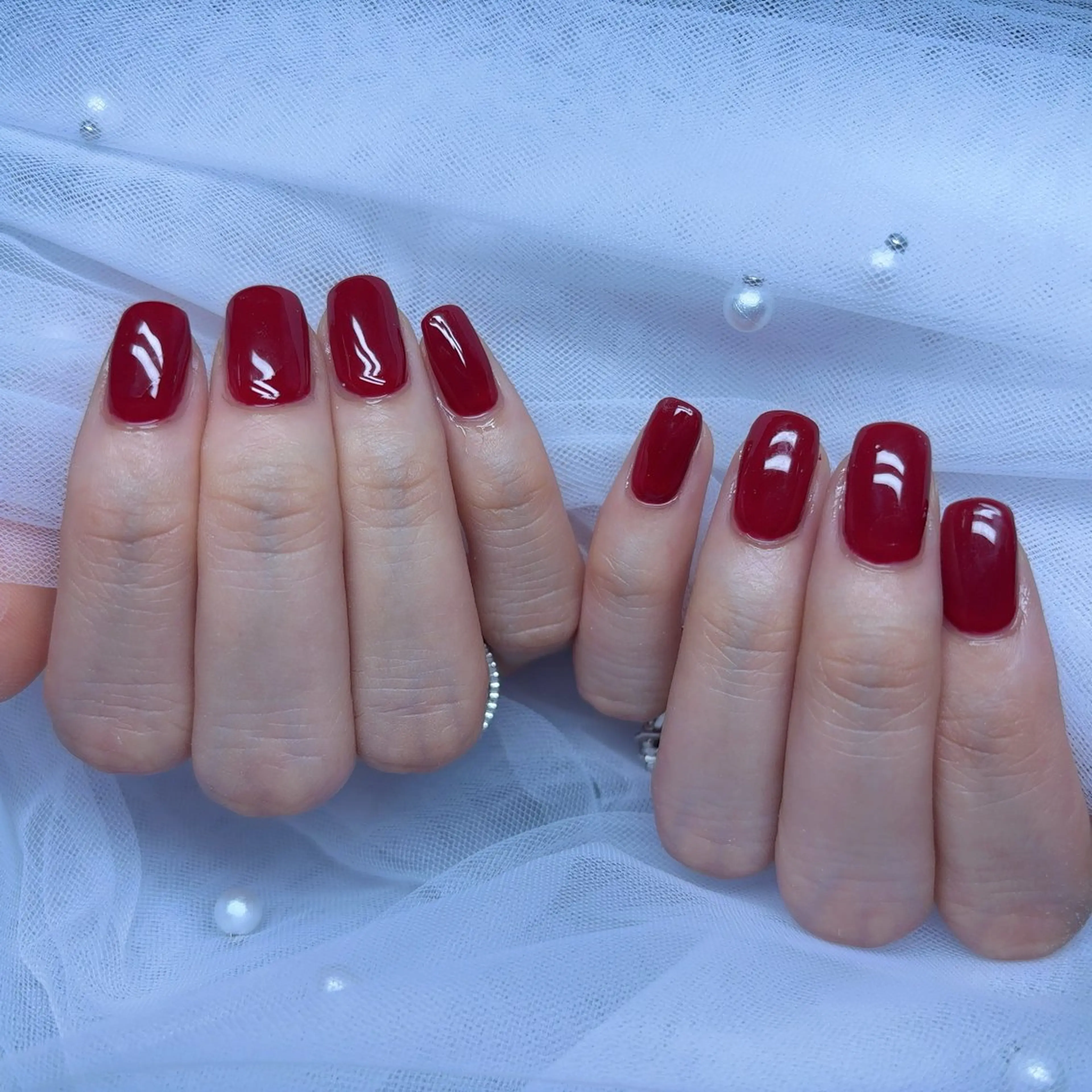 ネイル 長さ出し ジェルネイル 韓国ネイル マグネットネイル ニュアンスネイル NailSpace 猫のいるネイルサロンのネイルデザイン