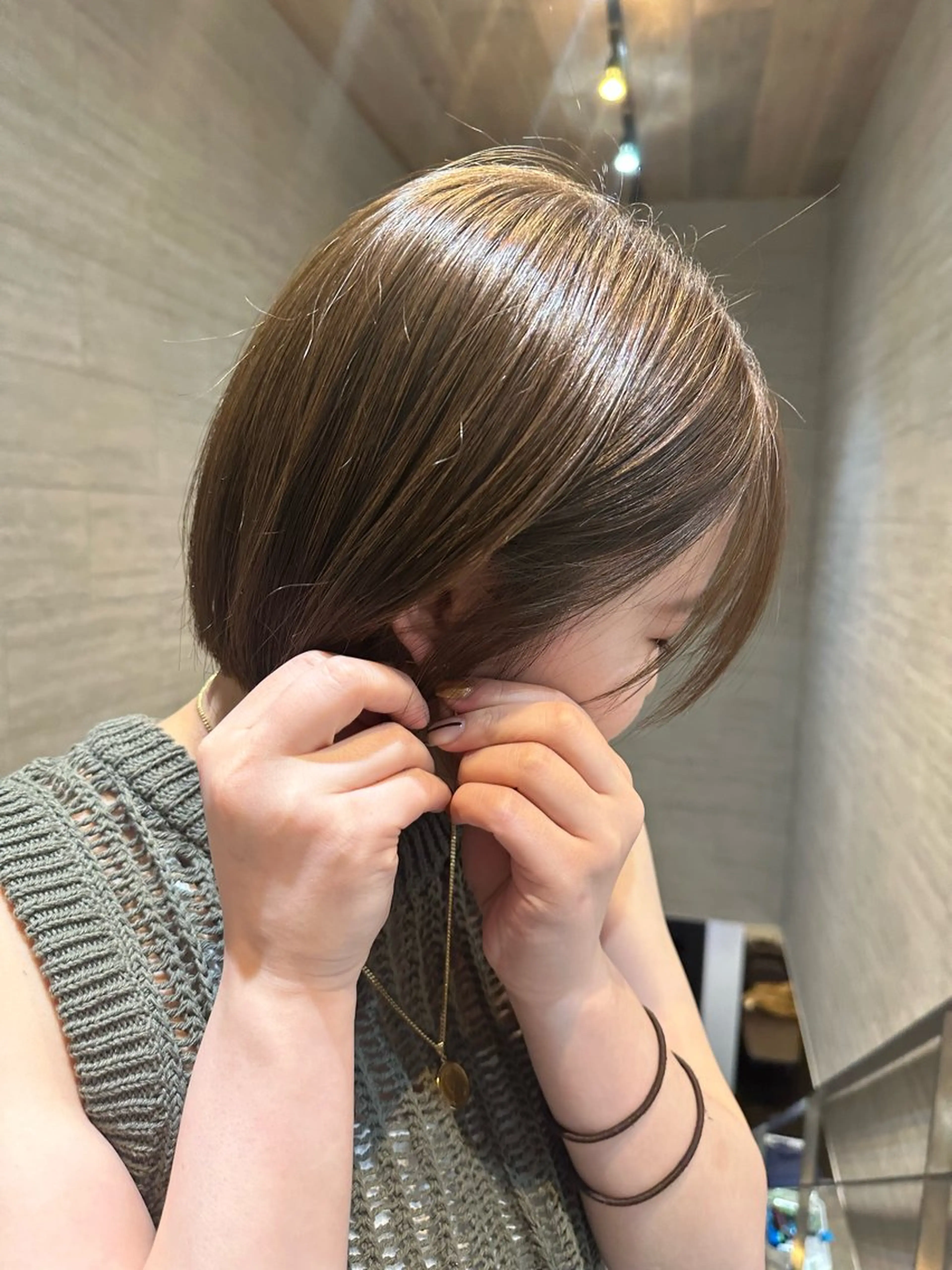 ショート カット ヘアカラー トリートメント ヘアセット 牧内 拓のヘアスタイル