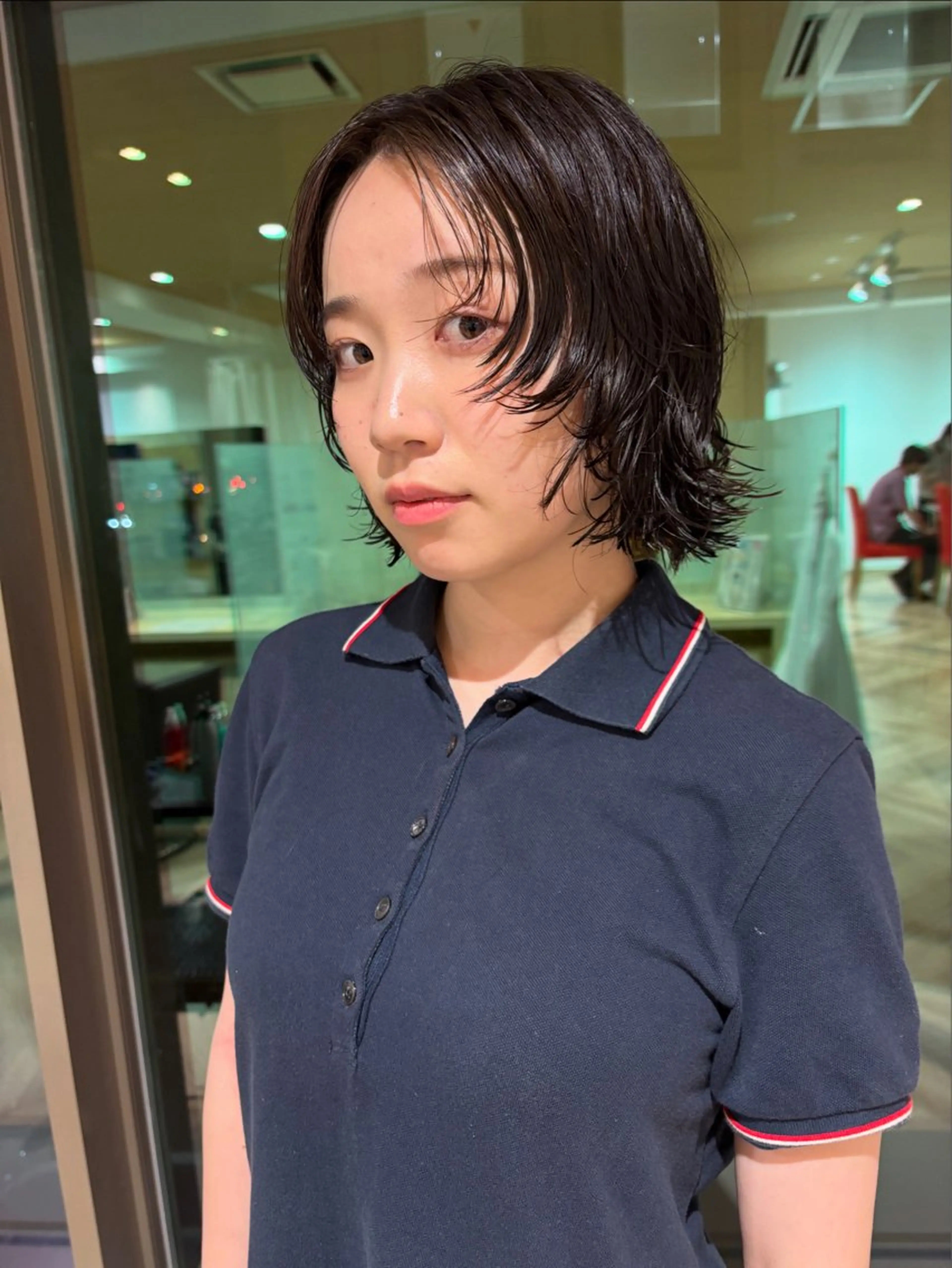 ショート パーマ カット パーマ ゆい/パーマ/レイヤ ー/似合わせカラーのヘアスタイル