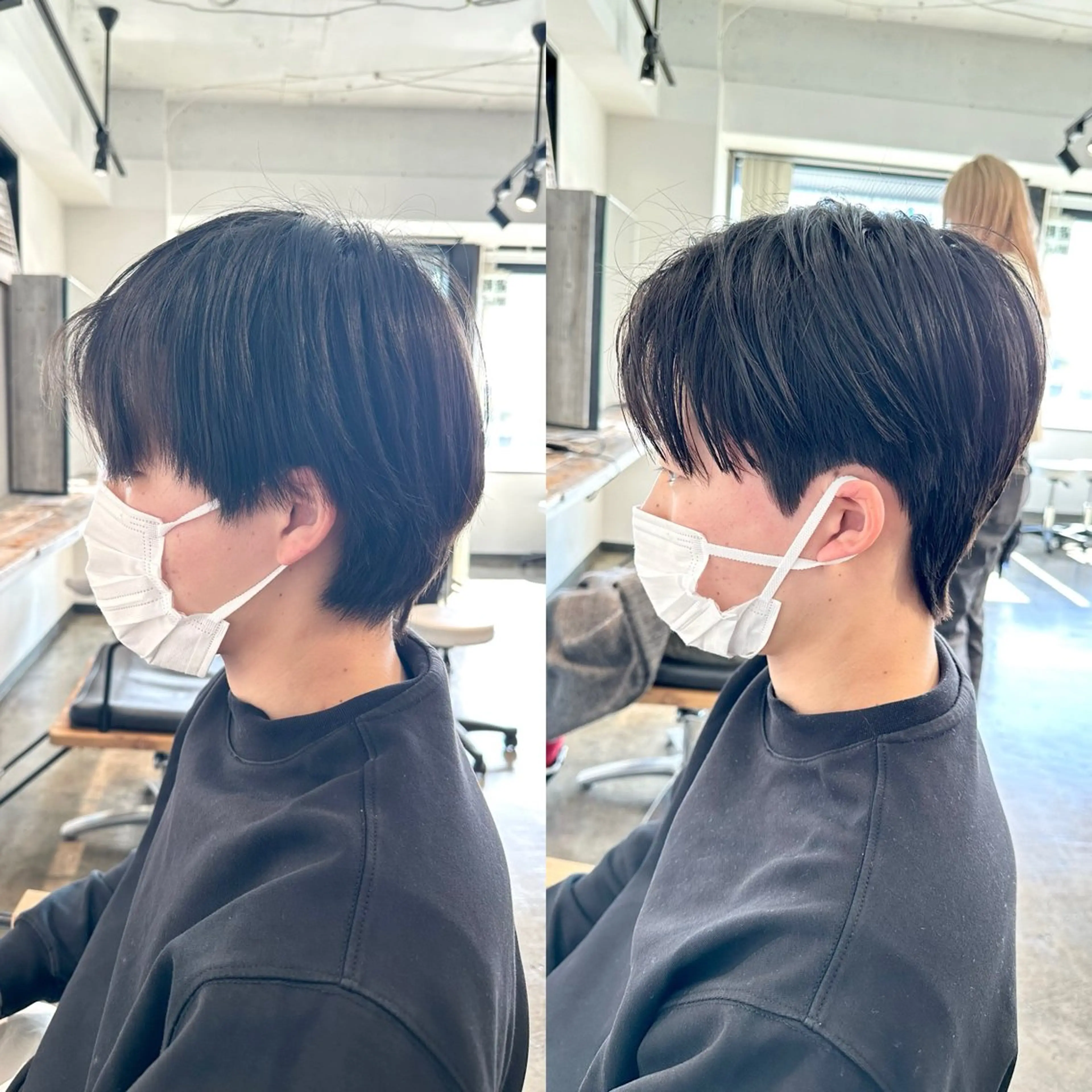 メンズ センターパート ダウンパーマ メンズ韓国風 メンズパーマ カット パーマ トリートメント 骨格補正施術/メンズ 専門美容師/YUYAのヘアスタイル