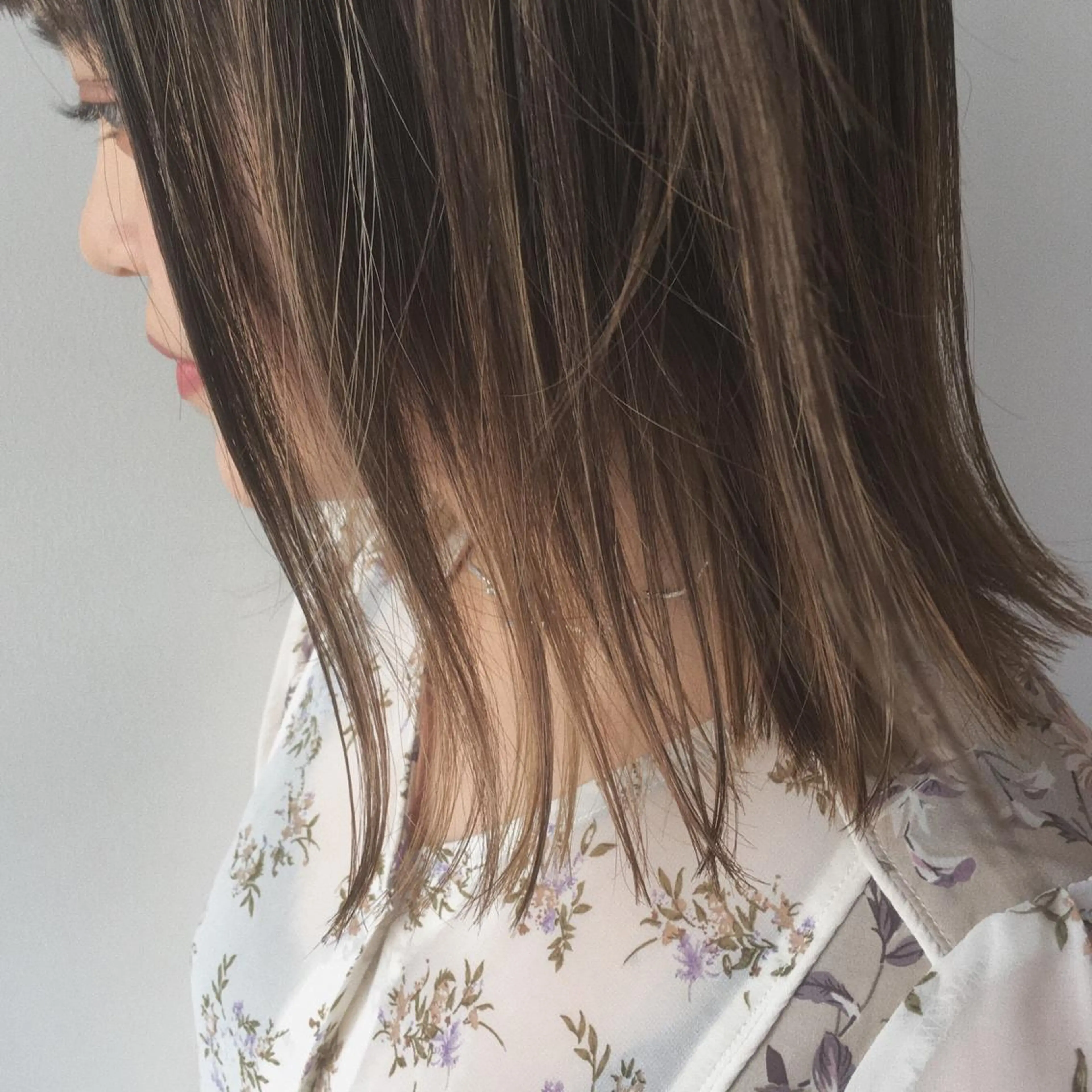 ミディアム 長井 徹行のヘアスタイル