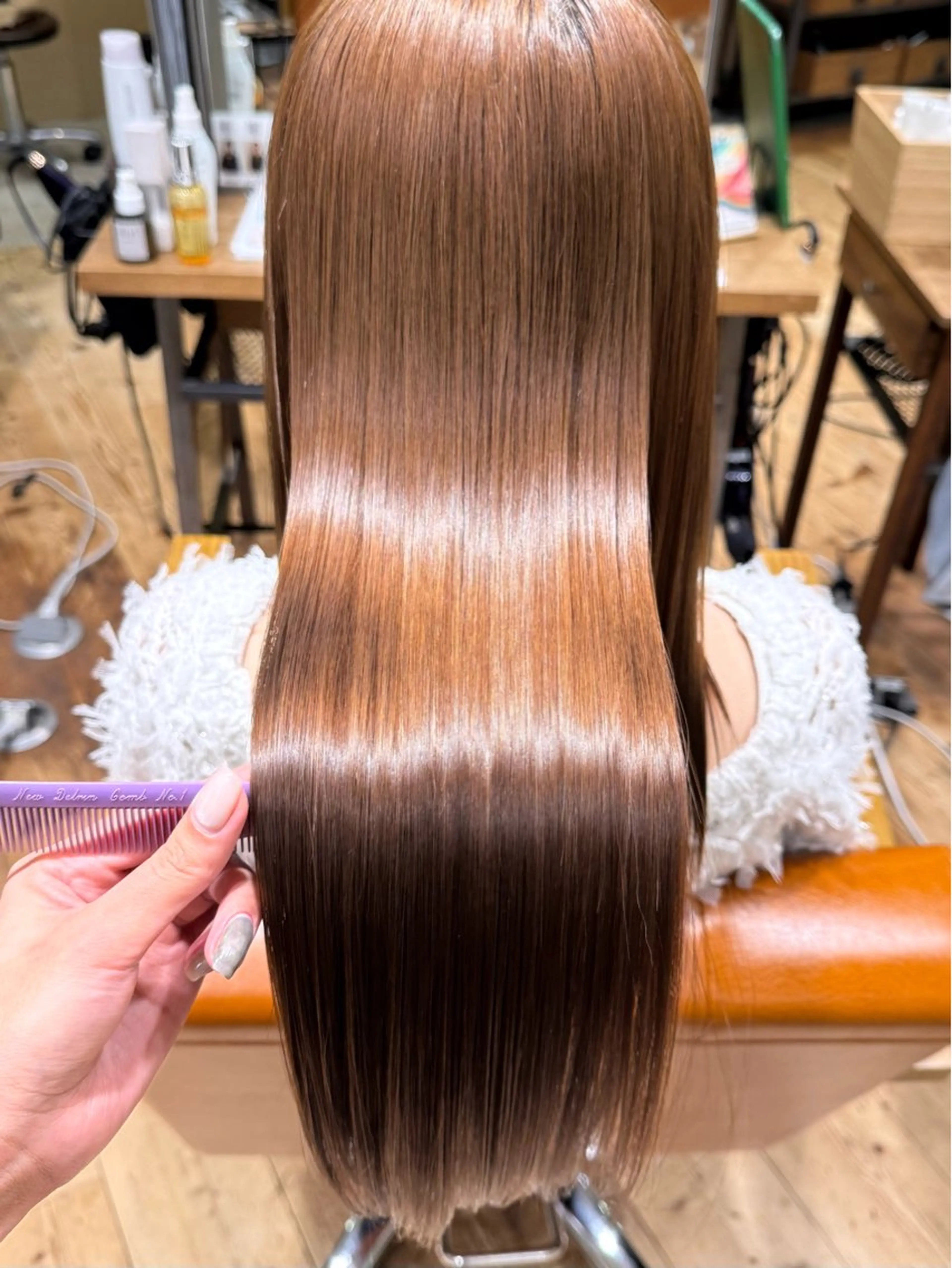 セミロング トリートメント Lumier de mashu所属・nana/ボブ/ レイヤー/メンズのヘアスタイル