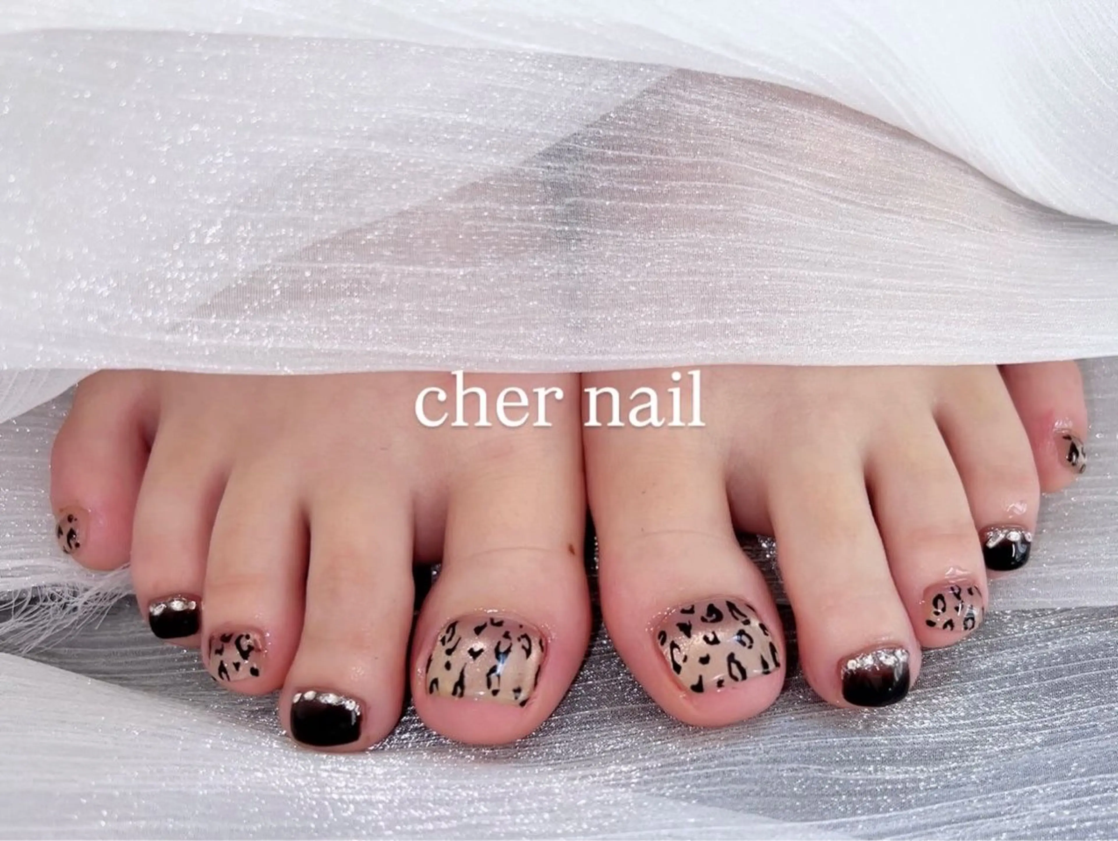 ネイル フットネイル CHER NAIL(シェルネイル)所属・cher loydのネイルデザイン