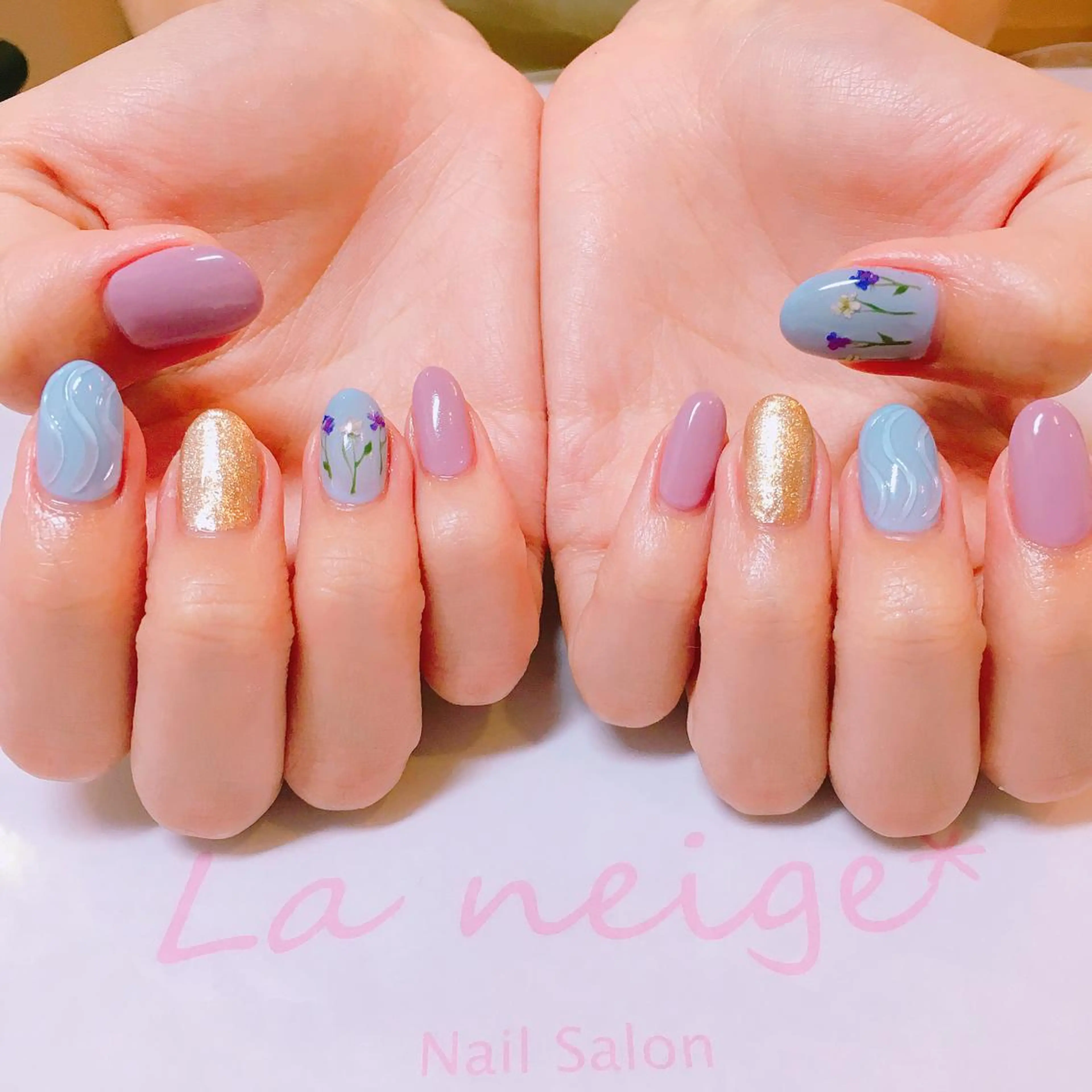 ネイル La neige* yuki 🥯🍑のネイルデザイン