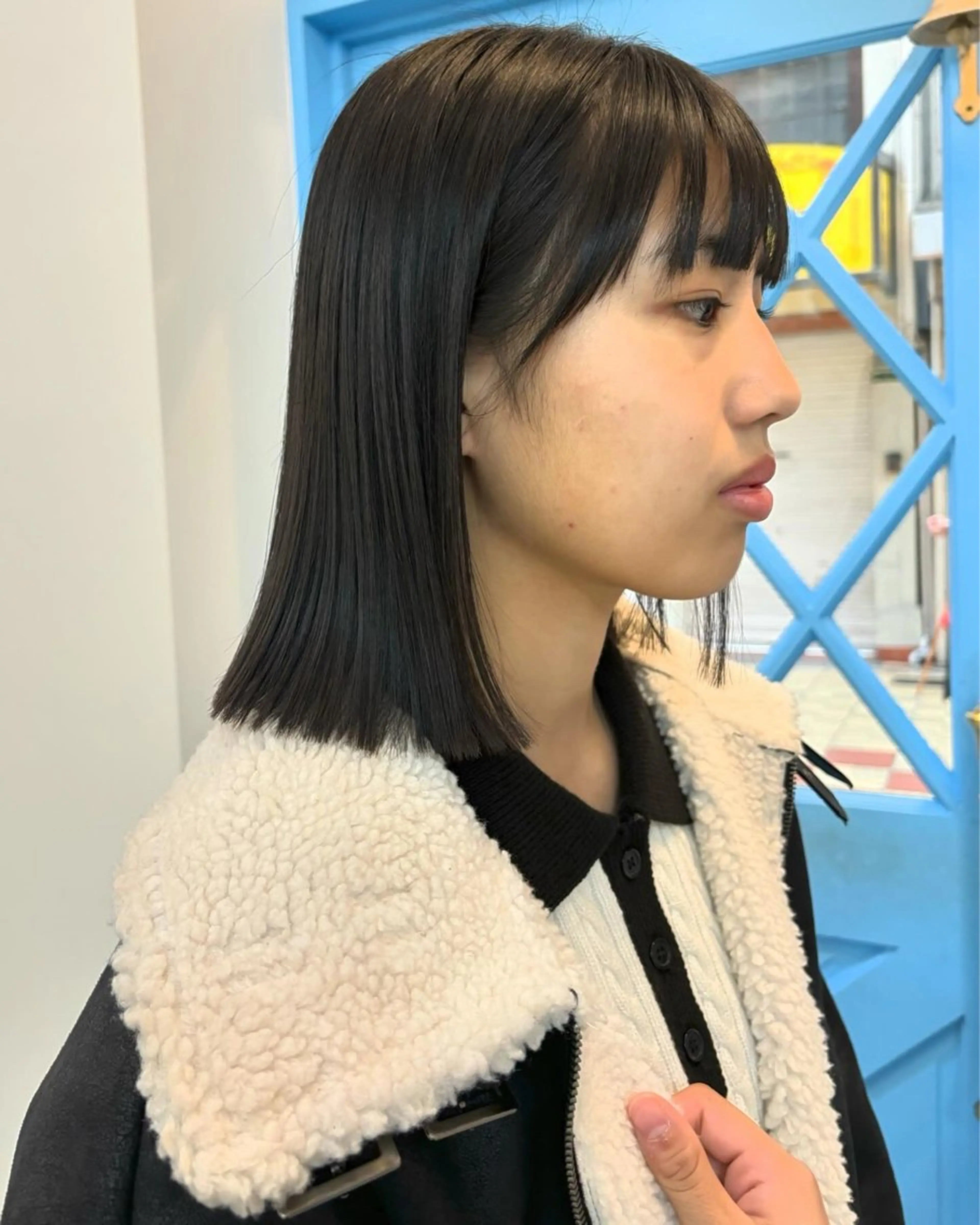 ミディアム カット ボブ／ミニボブ／ akaneのヘアスタイル